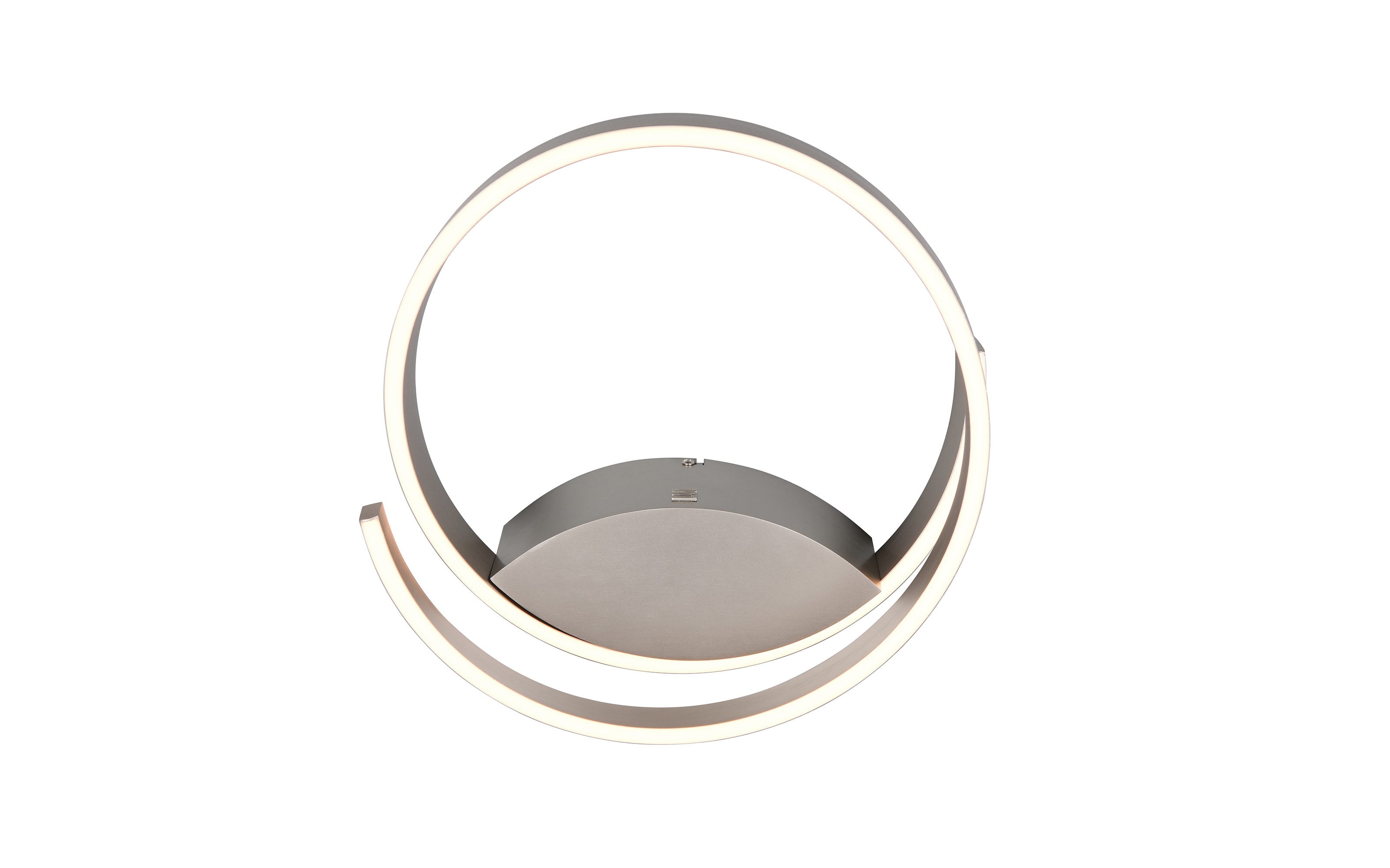 LED-Wandleuchte Cinque Cinardi, nickelfarbig, inkl. Dim to Warm Funktion