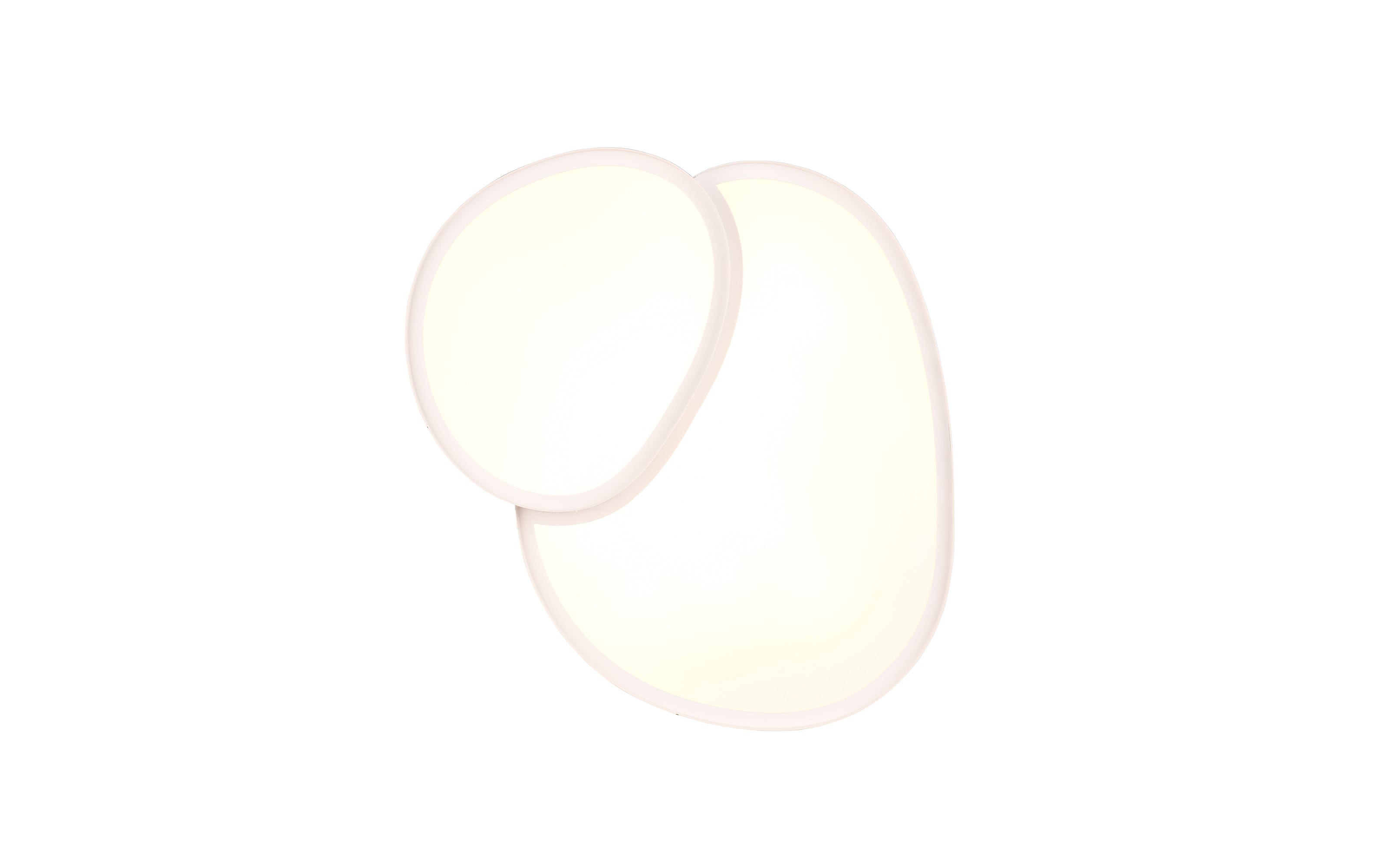 LED-Deckenleuchte CCT Rise, weiß, 43,5 cm, inkl. Fernbedienung
