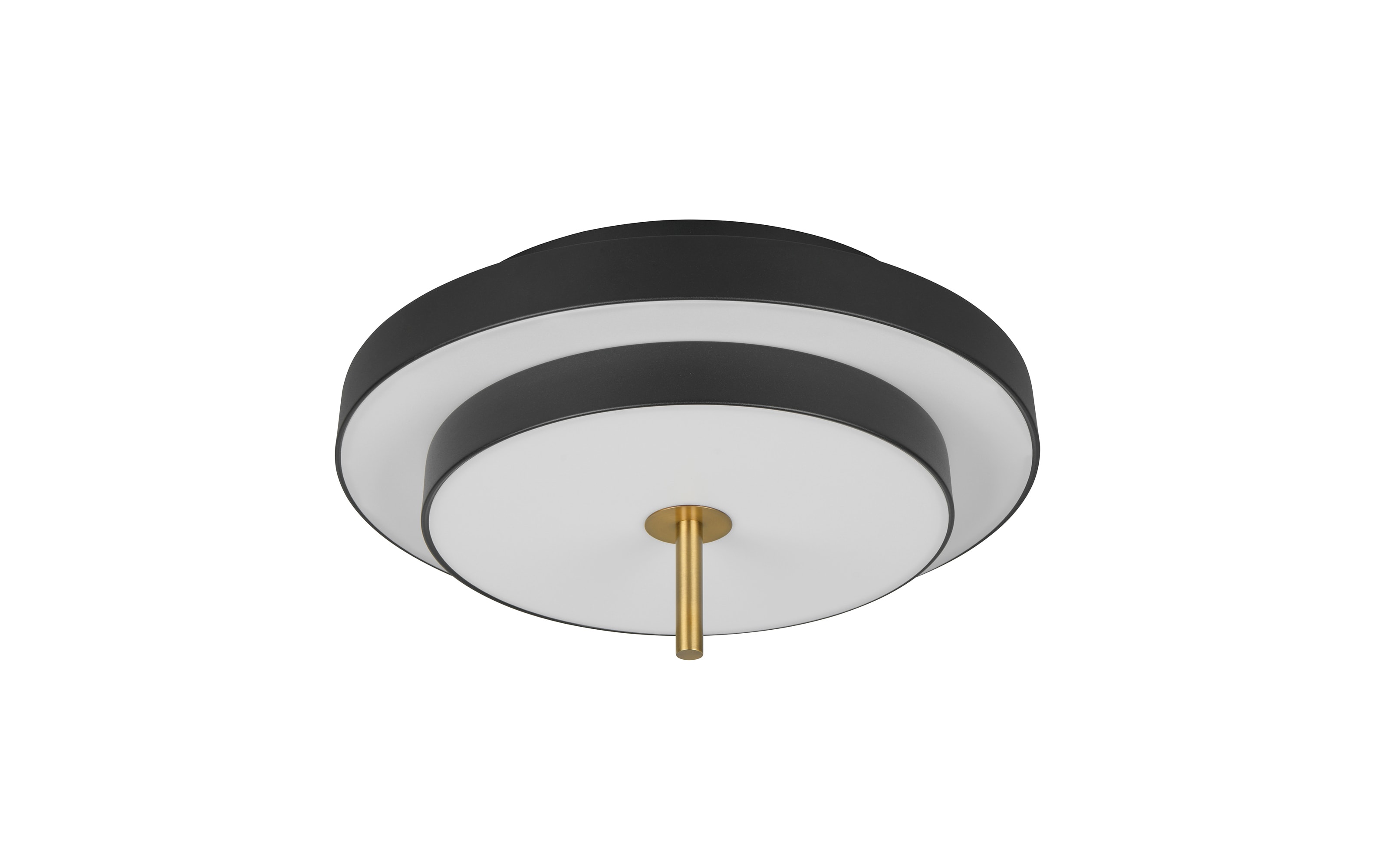 LED-Deckenleuchte Keaton, schwarz/gold, inkl. Switchdimmer