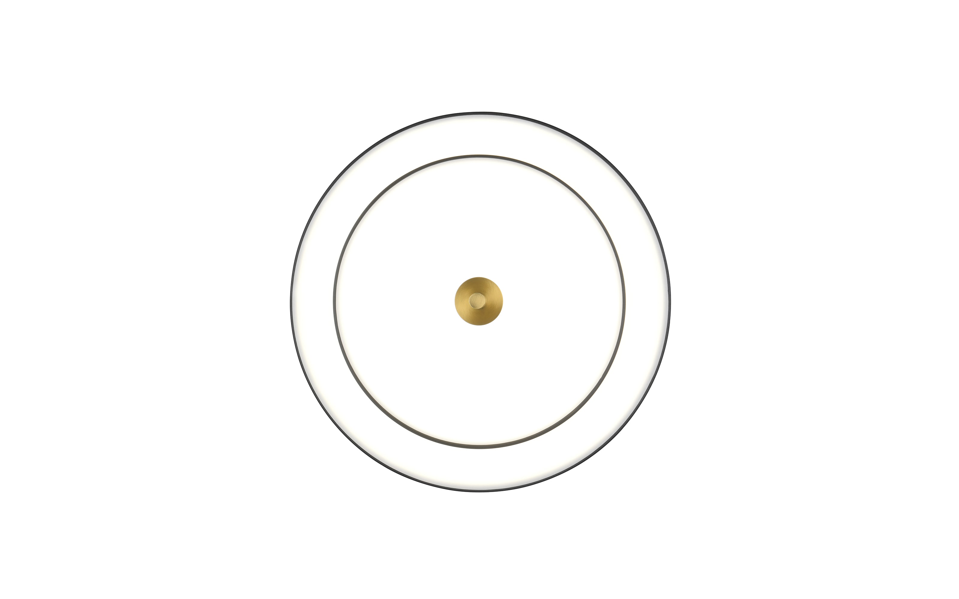 LED-Deckenleuchte Keaton, schwarz/gold, inkl. Switchdimmer