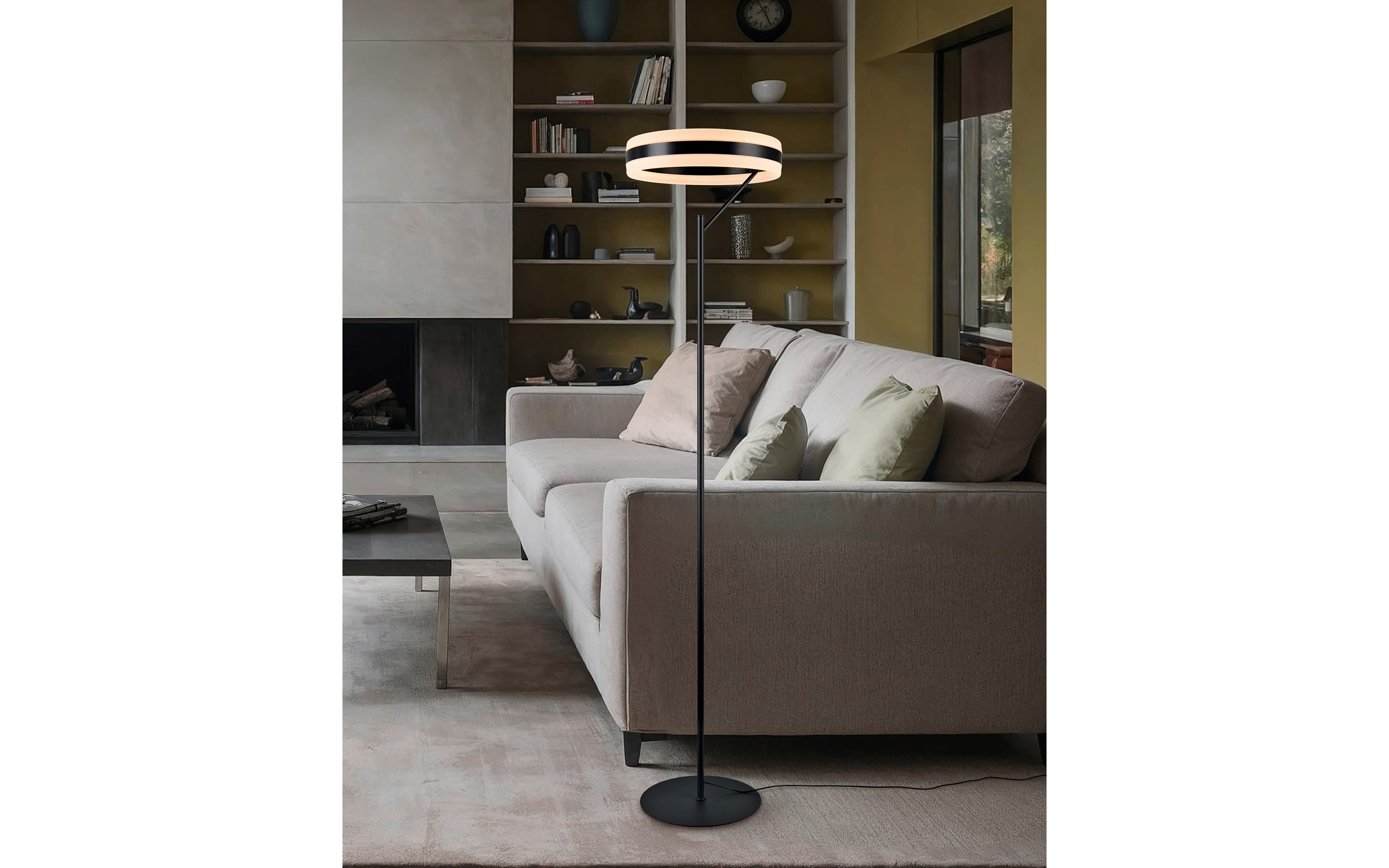 LED-Stehleuchte Dios, schwarz