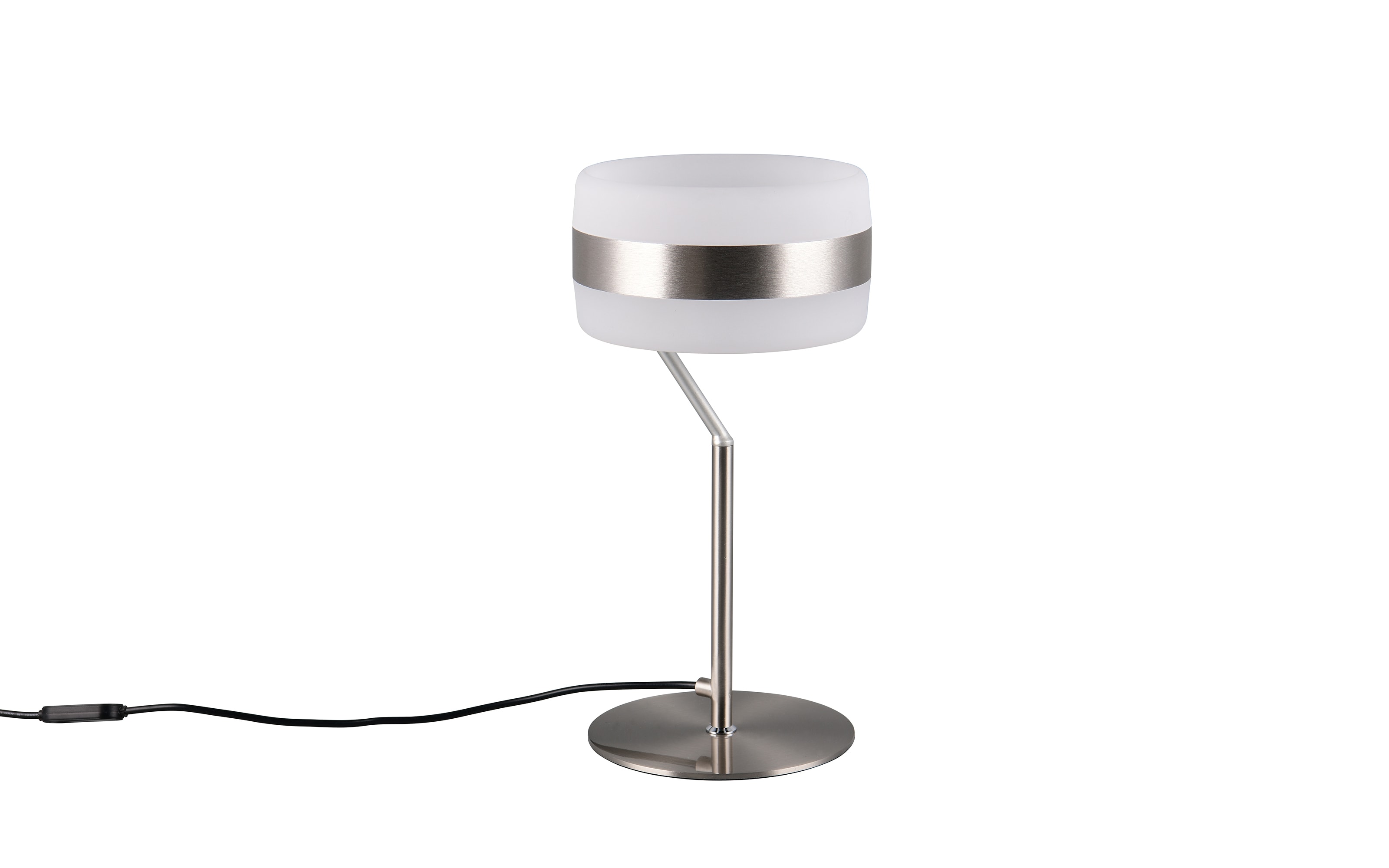 LED-Tischleuchte Dios, nickelfarbig