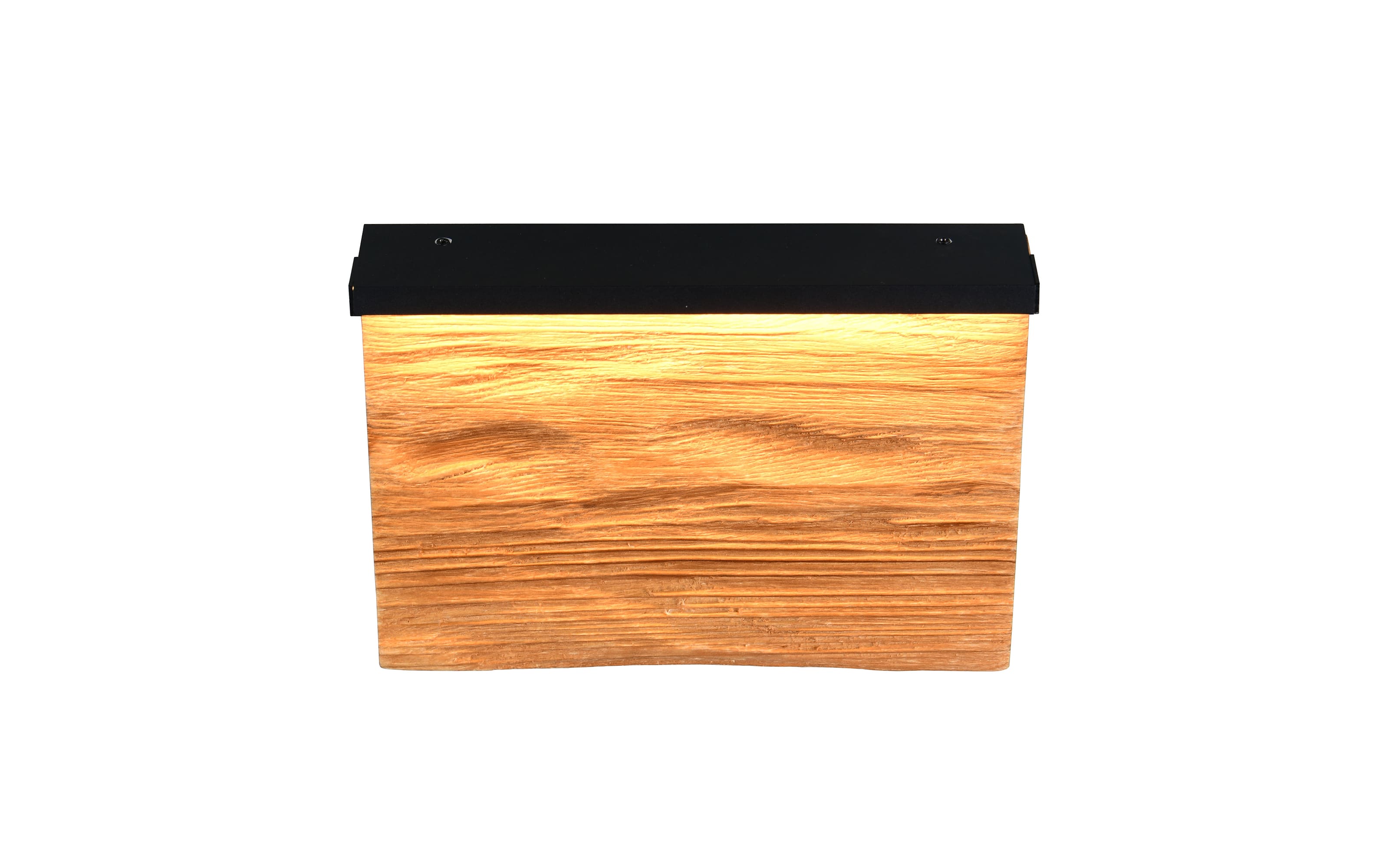 LED-Wandleuchte Kalea, holzfarbig