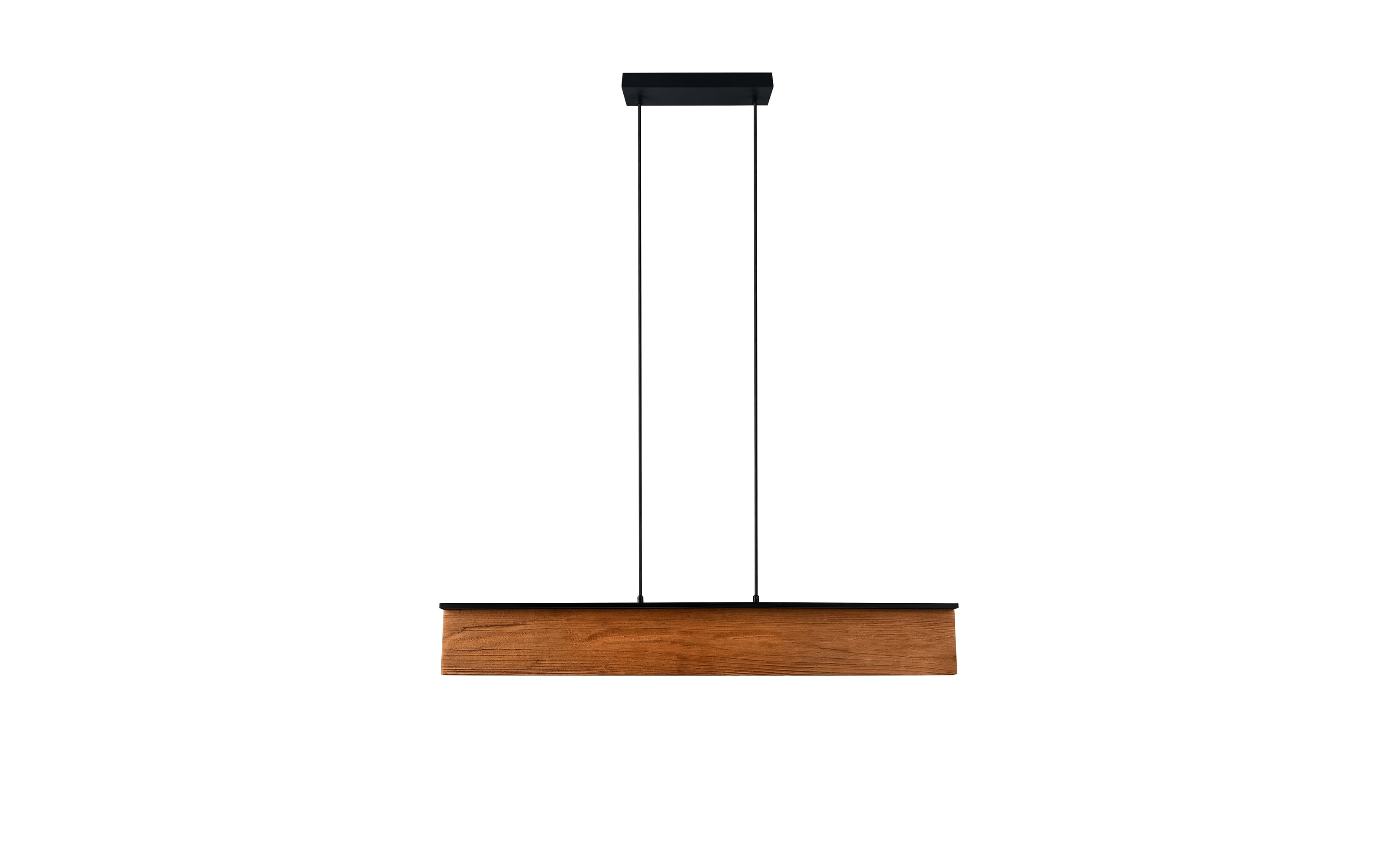 LED-Pendelleuchte Kalea, holzfarbig 