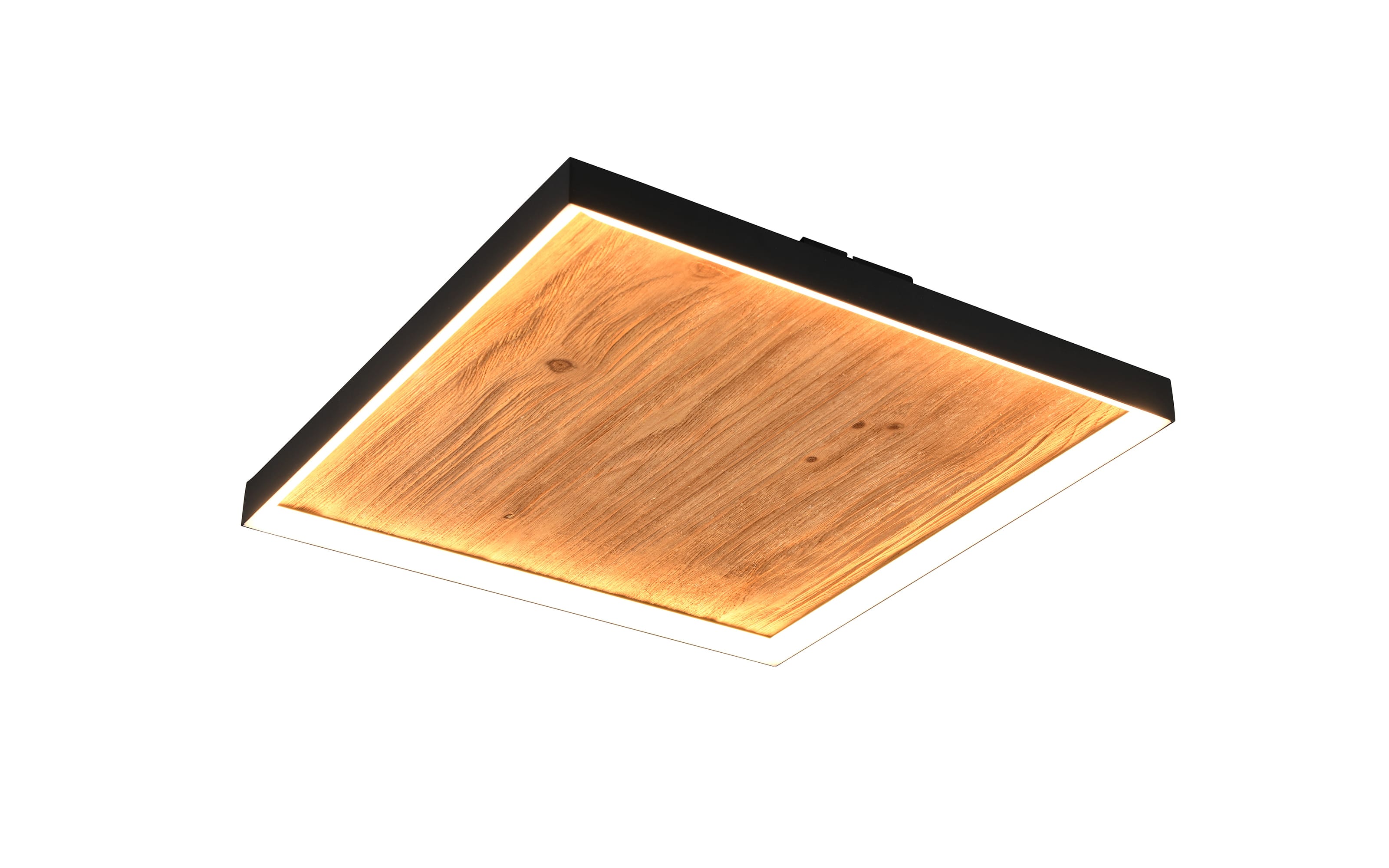 LED-Deckenleuchte Kalea, holzfarbig