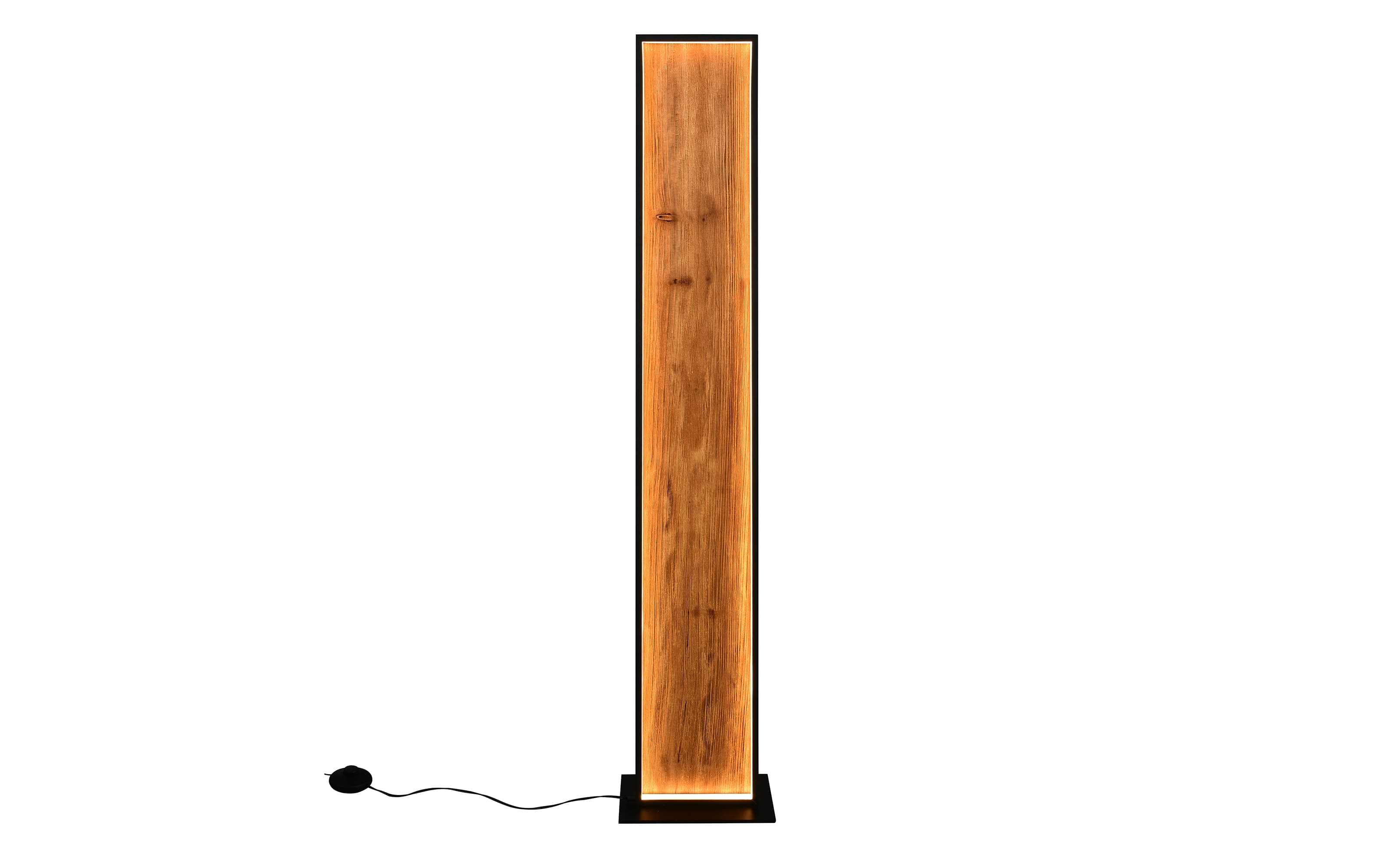 LED-Stehleuchte Kalea, holzfarbig