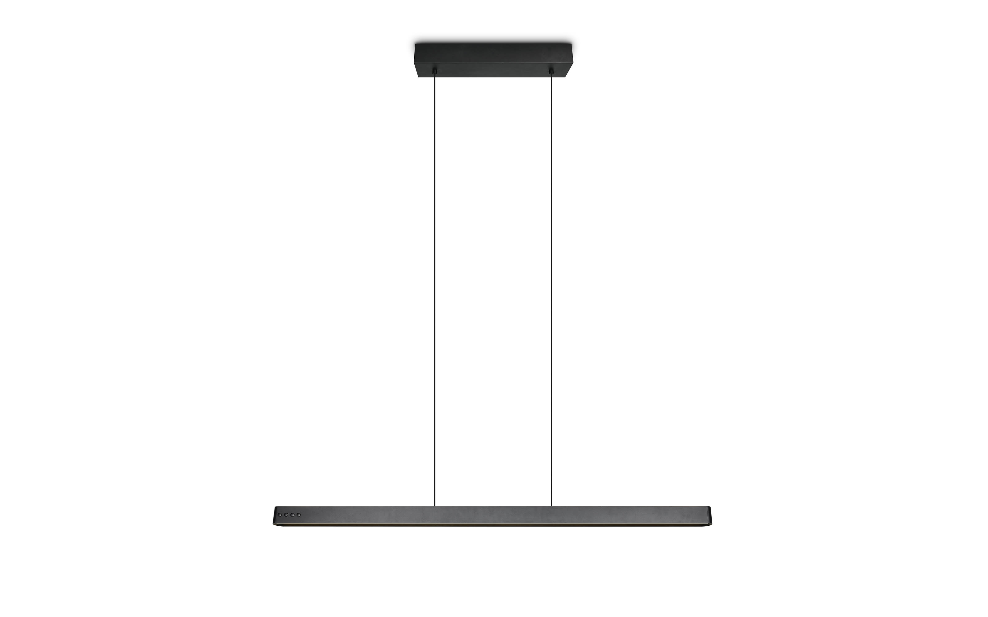 LED-Pendelleuchte Donegal, schwarz, inkl. Fernbedienung 