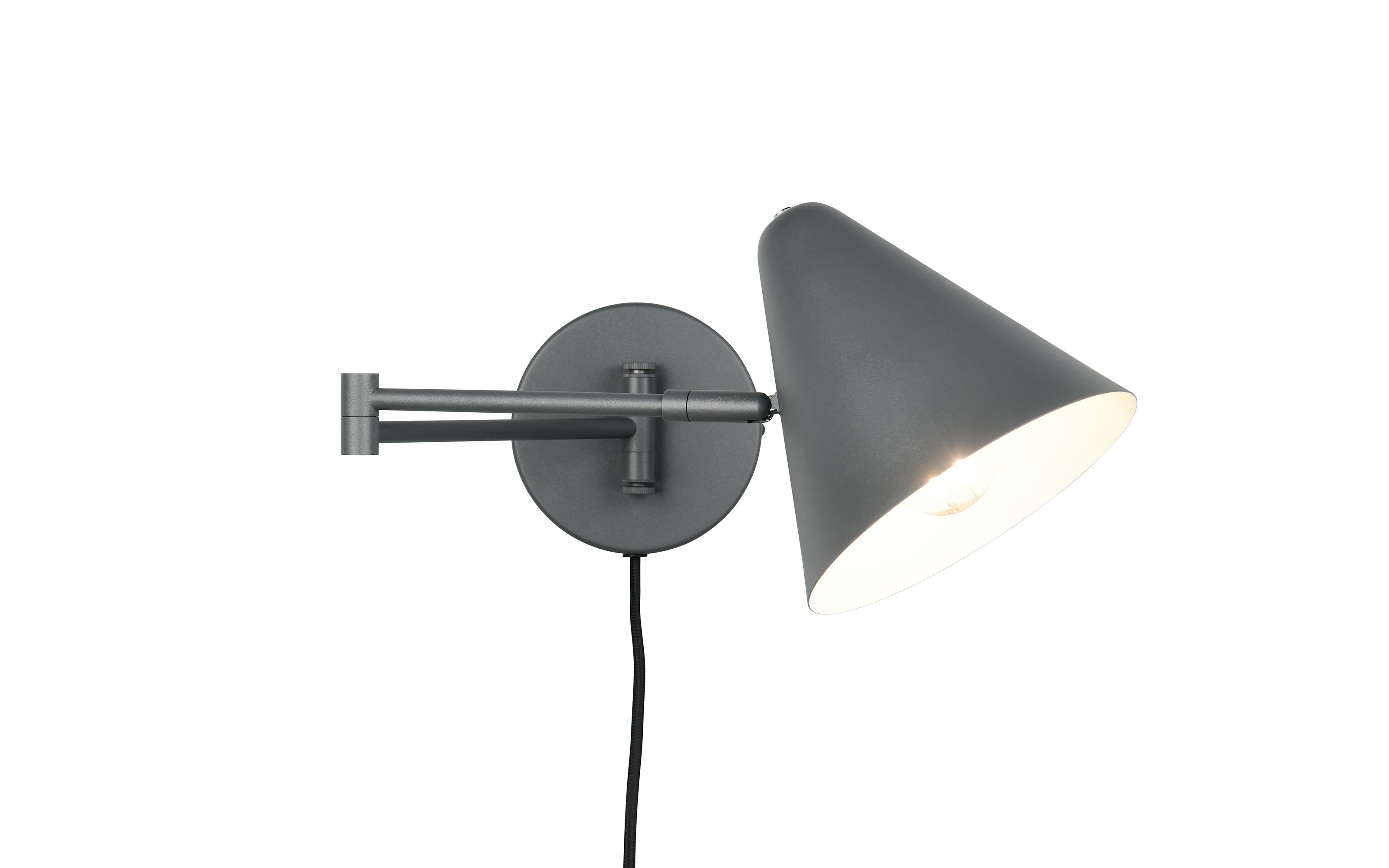 Wandleuchte Cosima, anthrazit