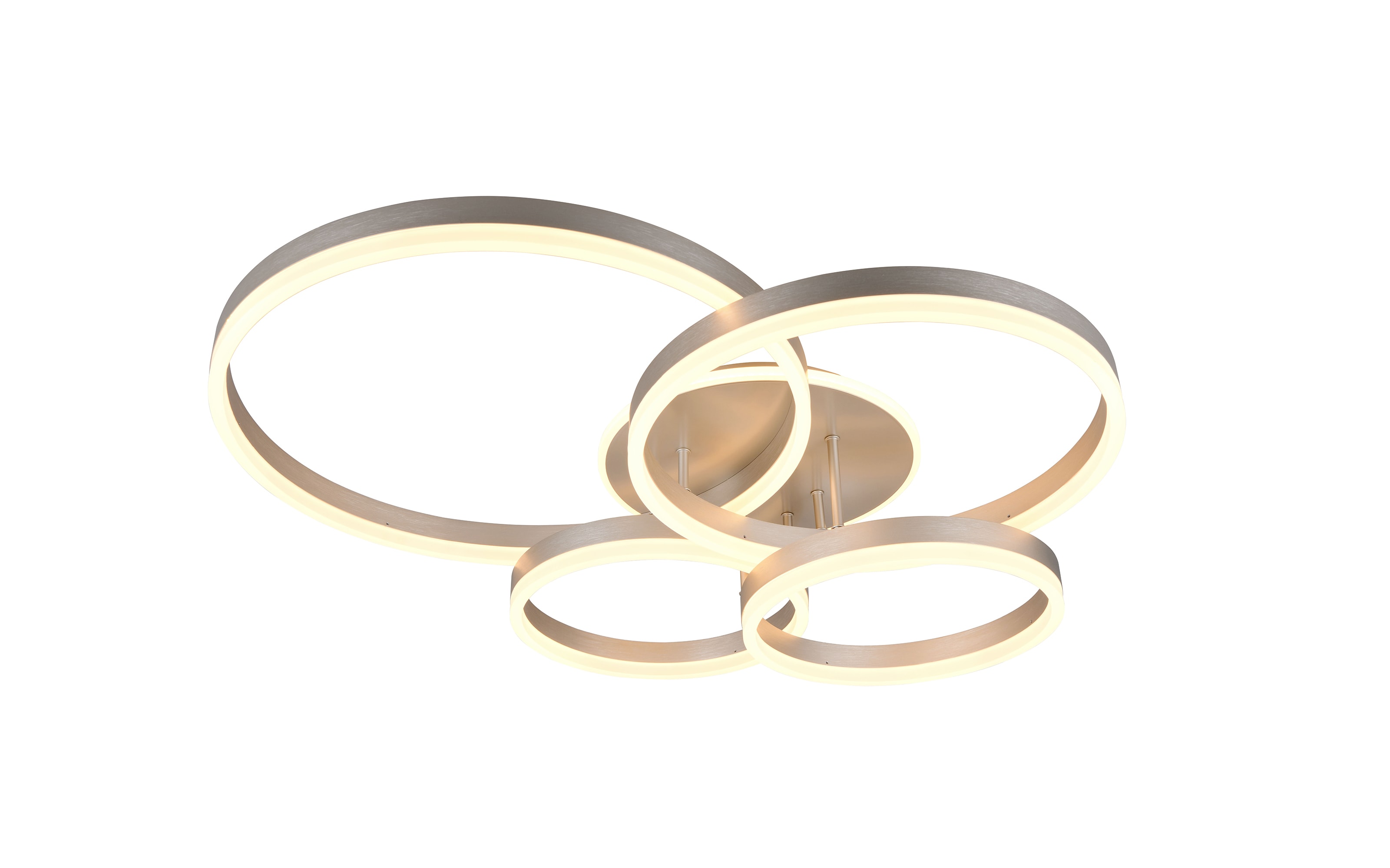 LED-Deckenleuchte Drake, nickel, inkl. Memoryfunktion