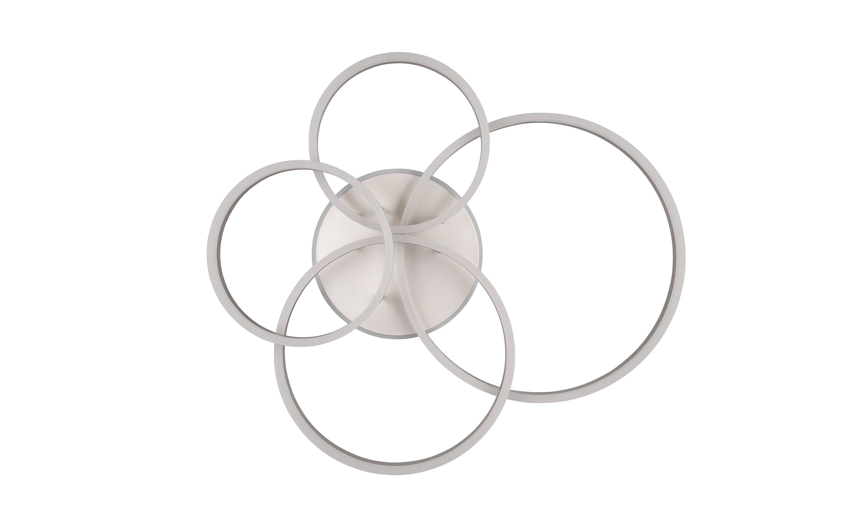 LED-Deckenleuchte Drake, nickel, inkl. Memoryfunktion