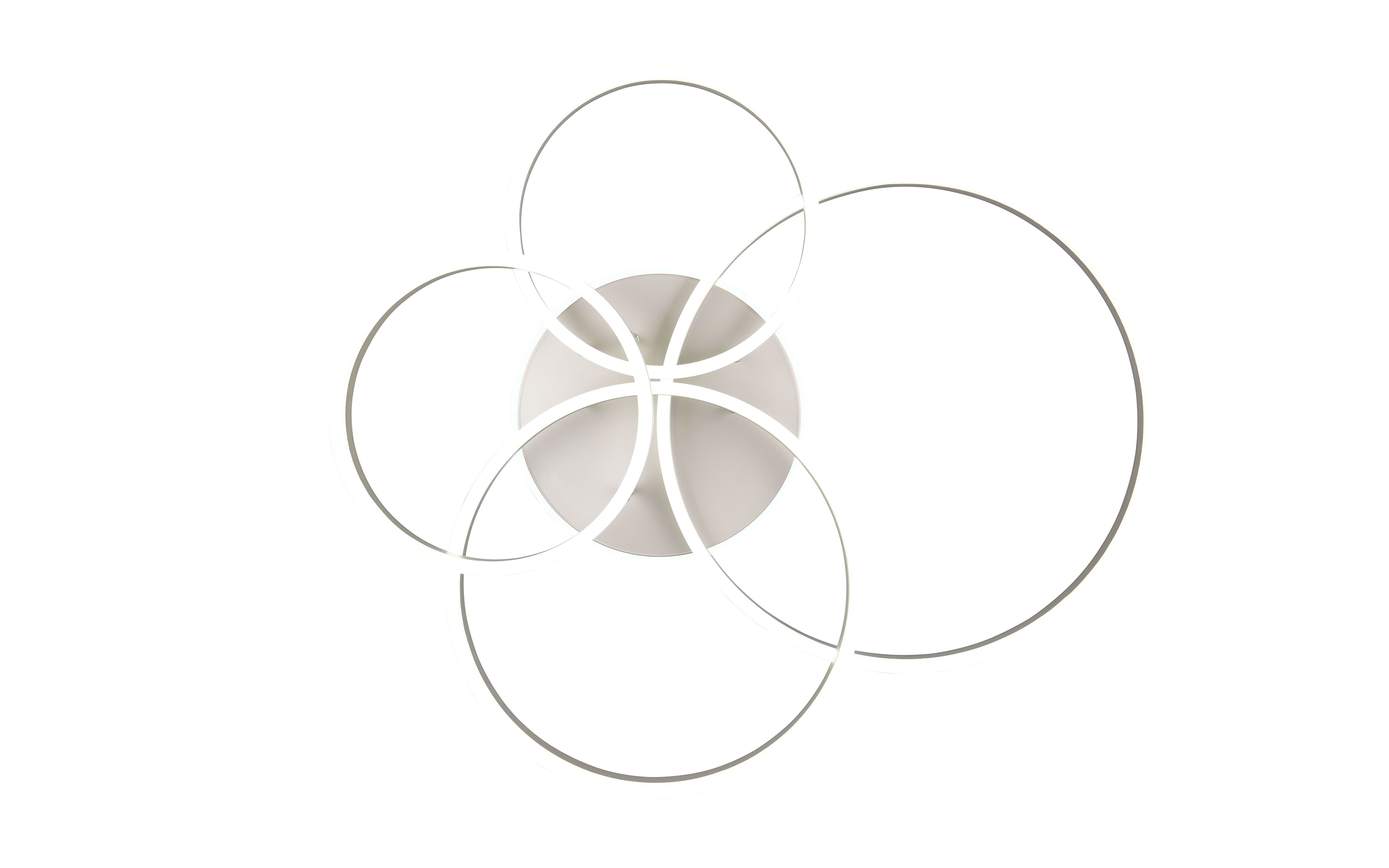 LED-Deckenleuchte Drake, nickel, inkl. Memoryfunktion