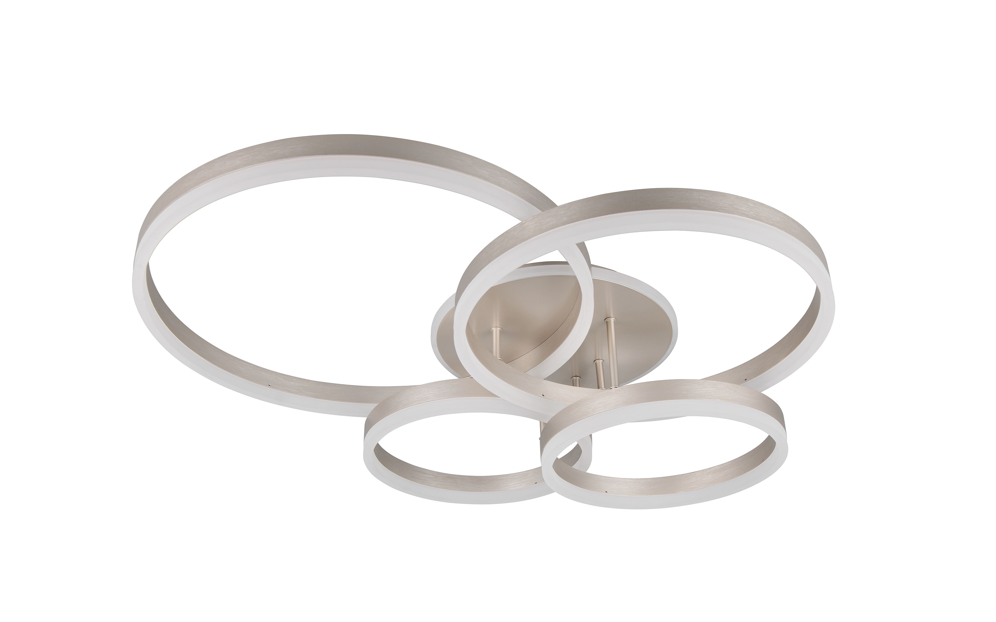 LED-Deckenleuchte Drake, nickel, inkl. Memoryfunktion