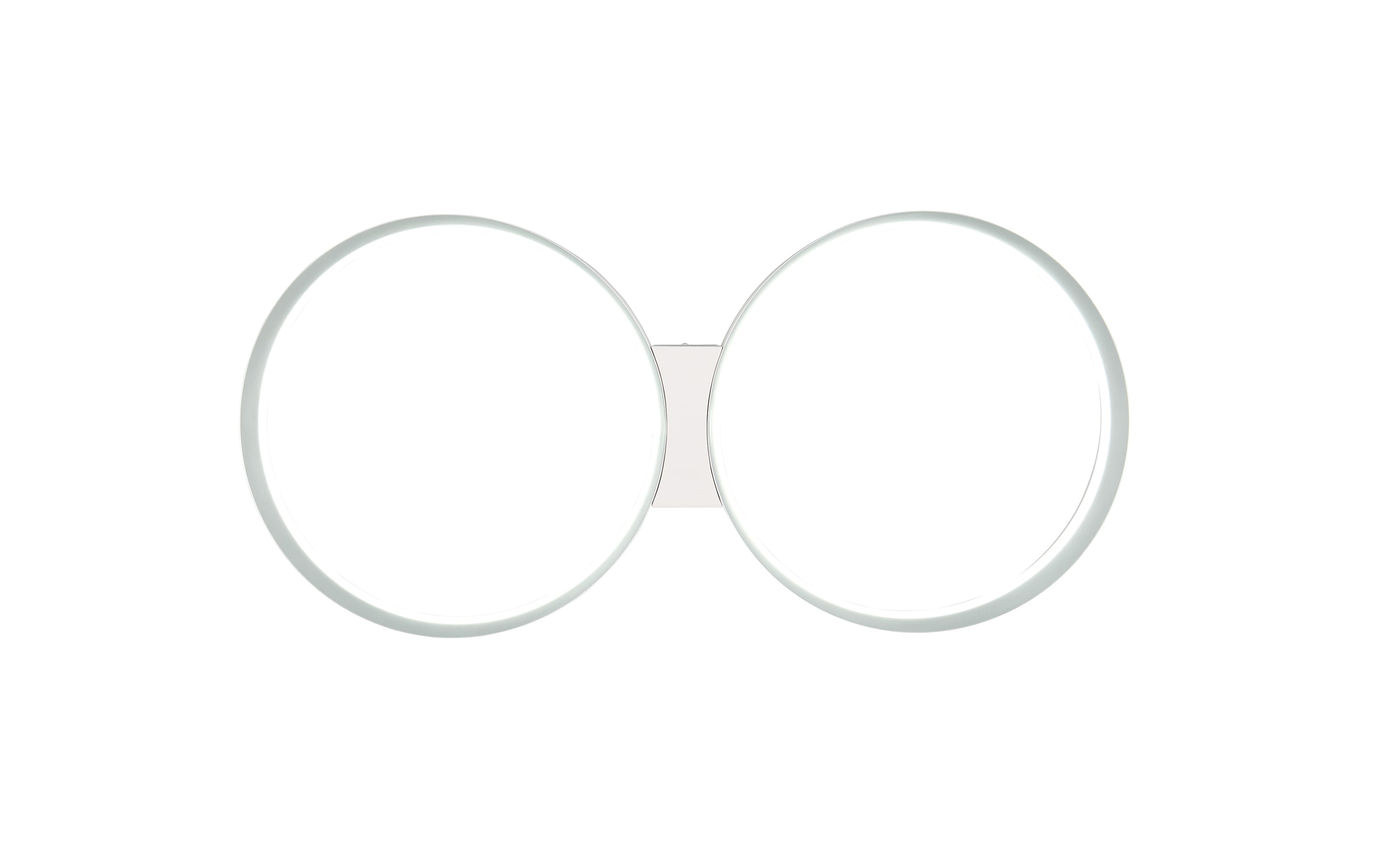 LED-Deckenleuchte Loop, weiß, inkl. stufenloser Dimmfunktion