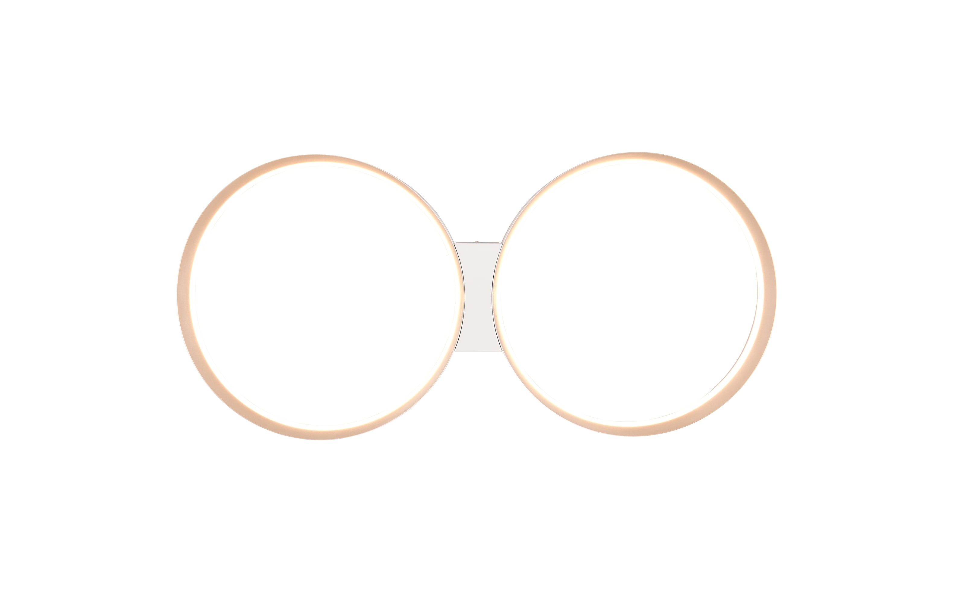 LED-Deckenleuchte Loop, weiß, inkl. stufenloser Dimmfunktion