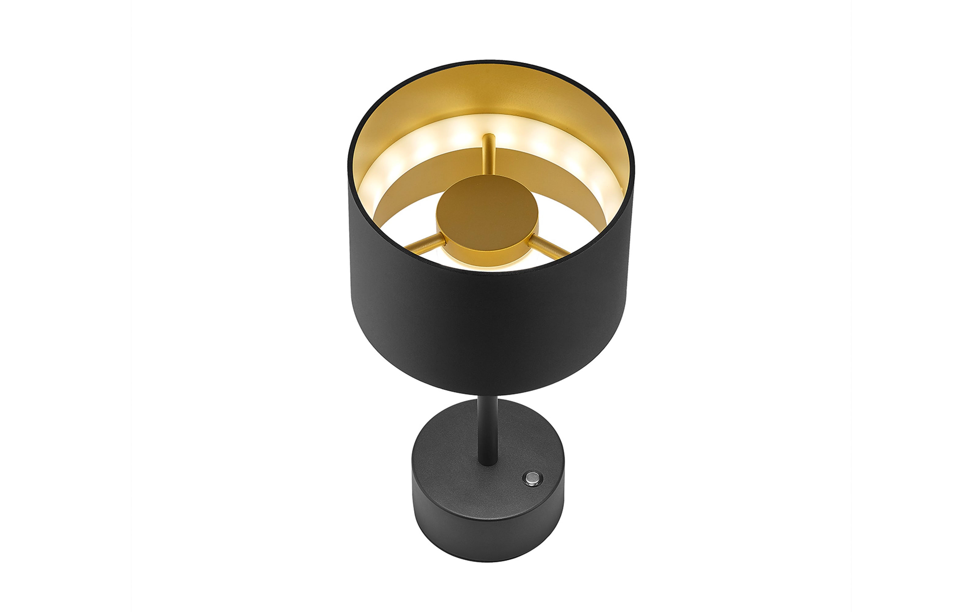Akku-Tischleuchte Loop, schwarz, inkl. Funkfernbedienung
