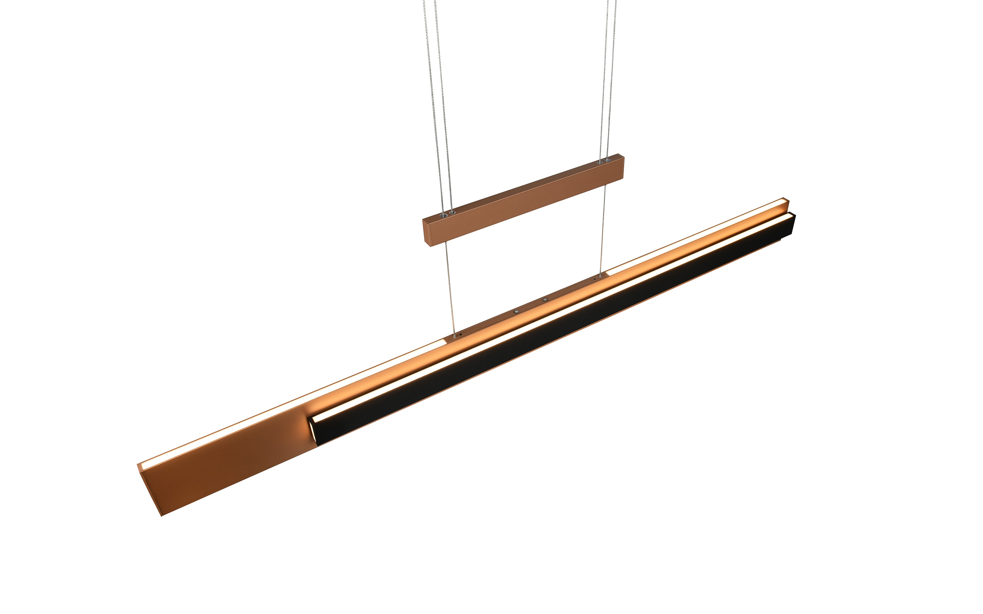 LED-Pendelleuchte MR Rivera, coffee, inkl. Höhenverstellung