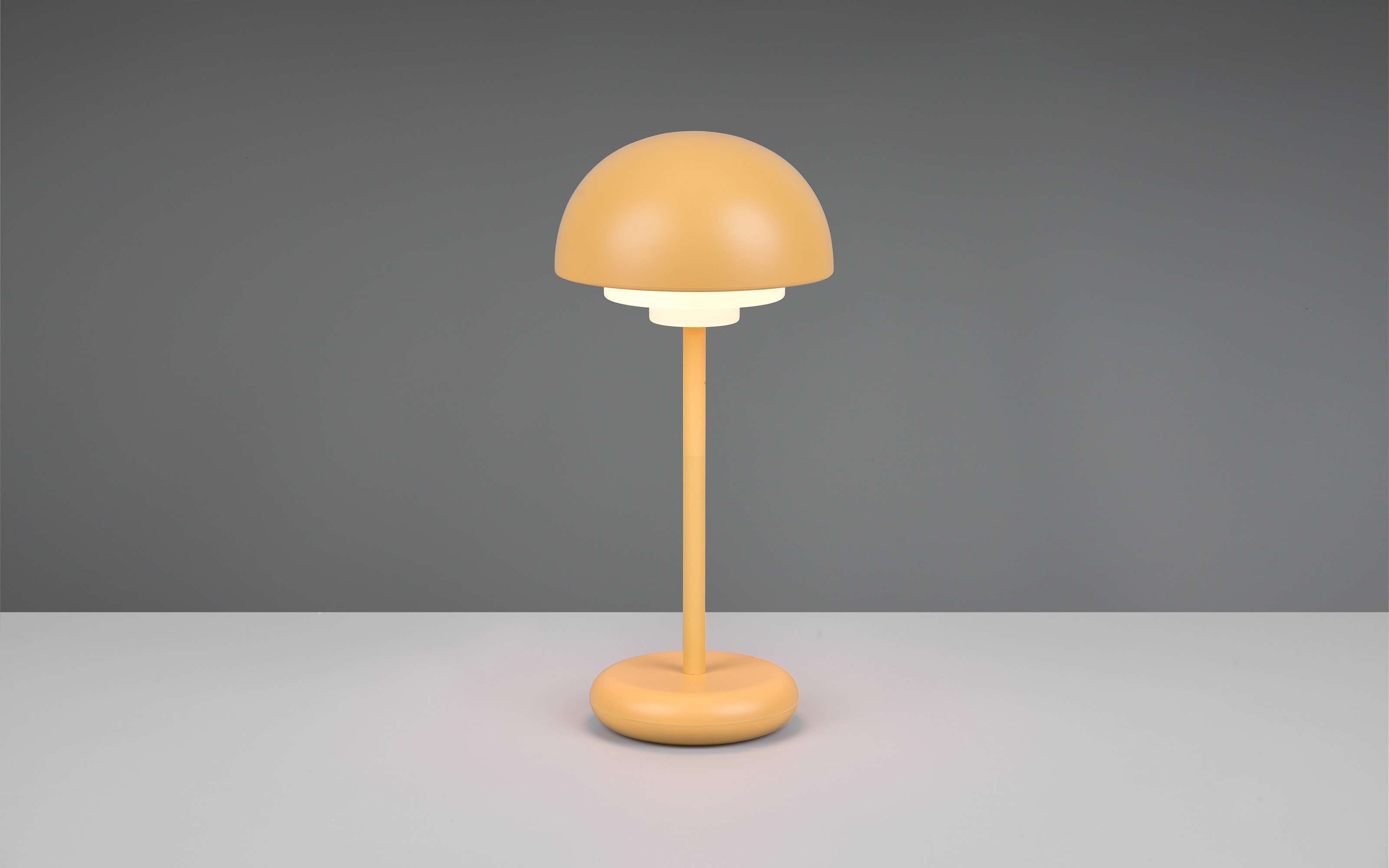 LEDAkkuTischleuchte Elliot, senfgelb, 30 cm online bei Hardeck kaufen