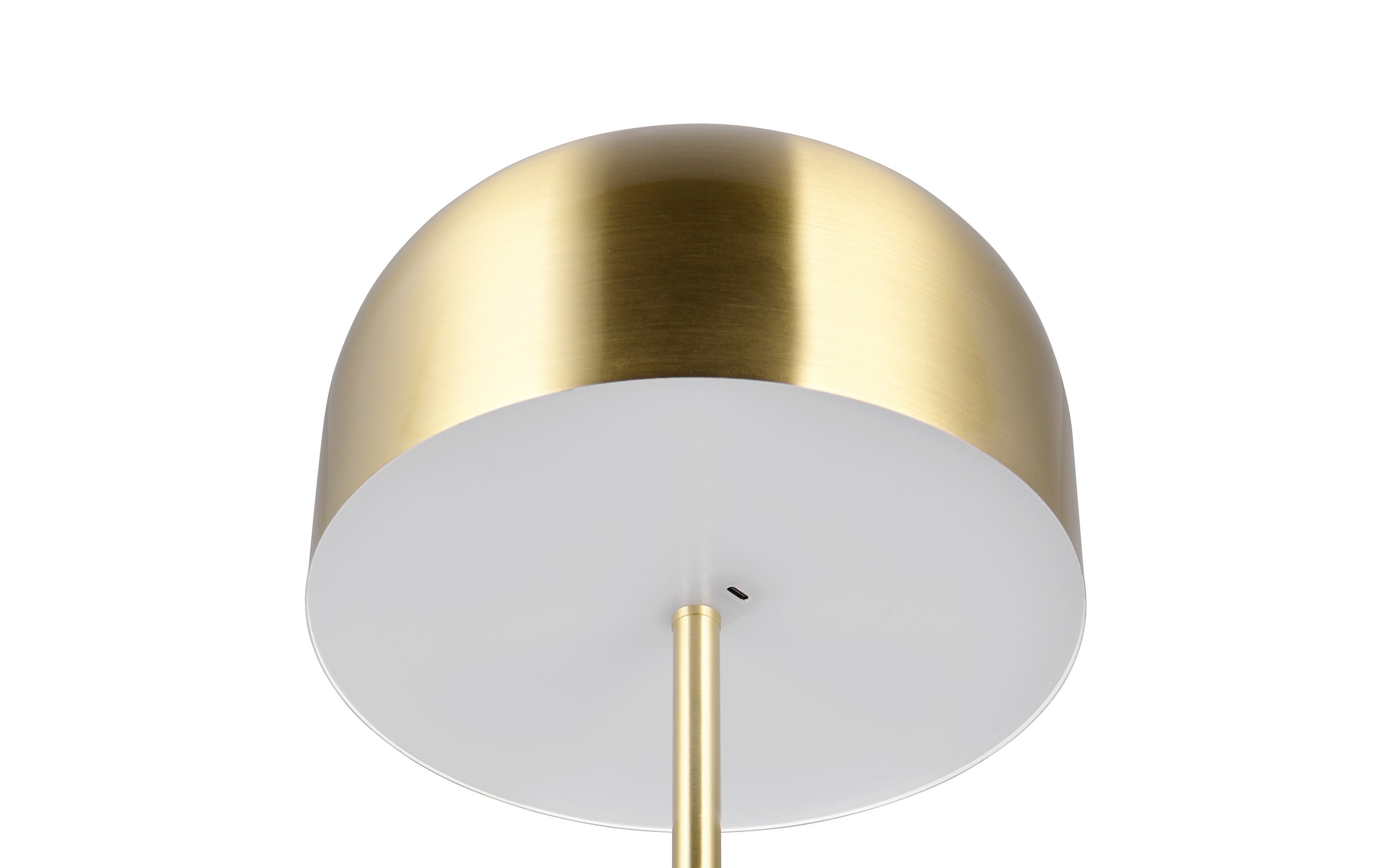 LED-Akkustehleuchte Jeff, messing