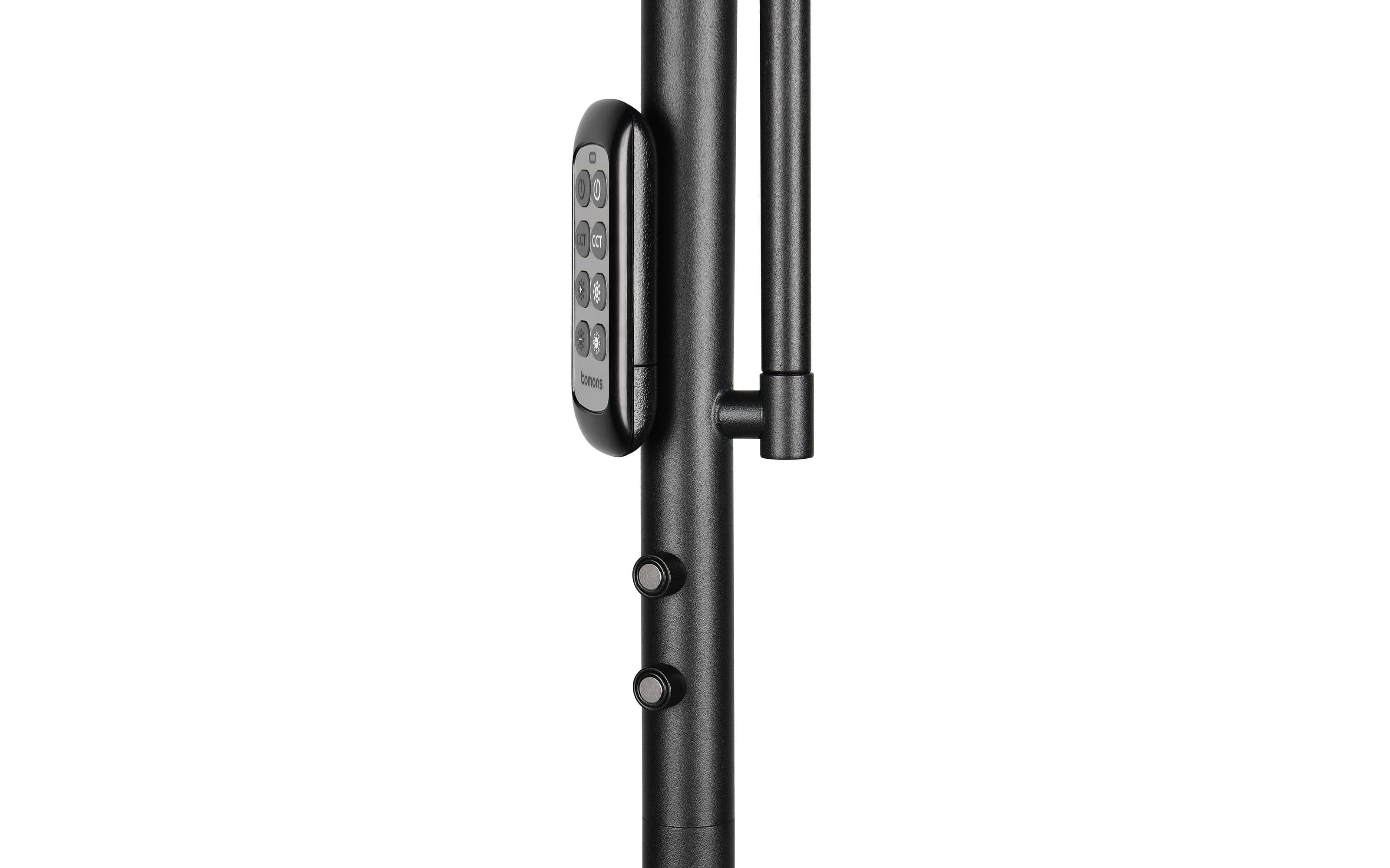 LED-Stehleuchte Palermo, schwarz, inkl. Fernbedienung 