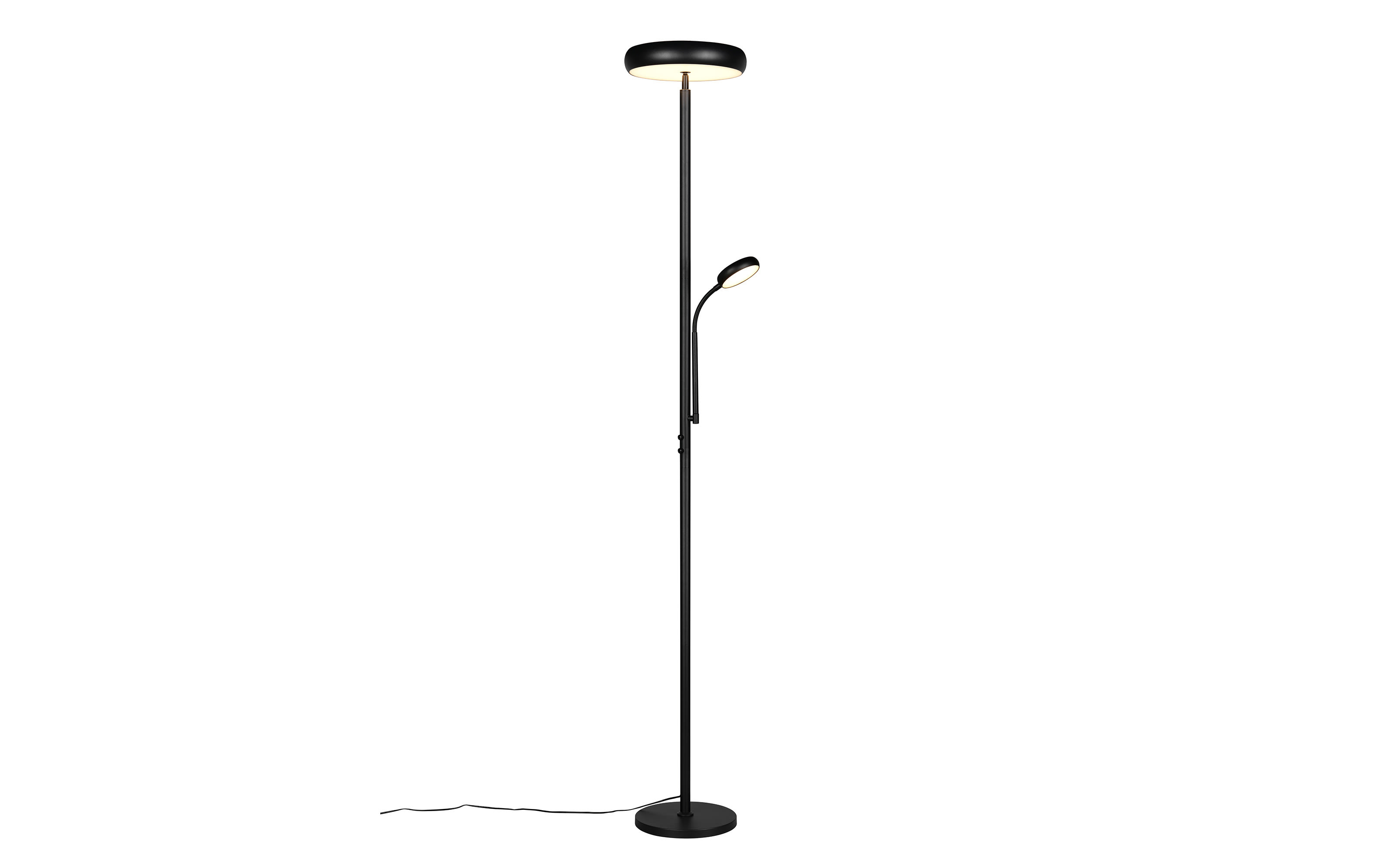 LED-Stehleuchte Palermo, schwarz, inkl. Fernbedienung 