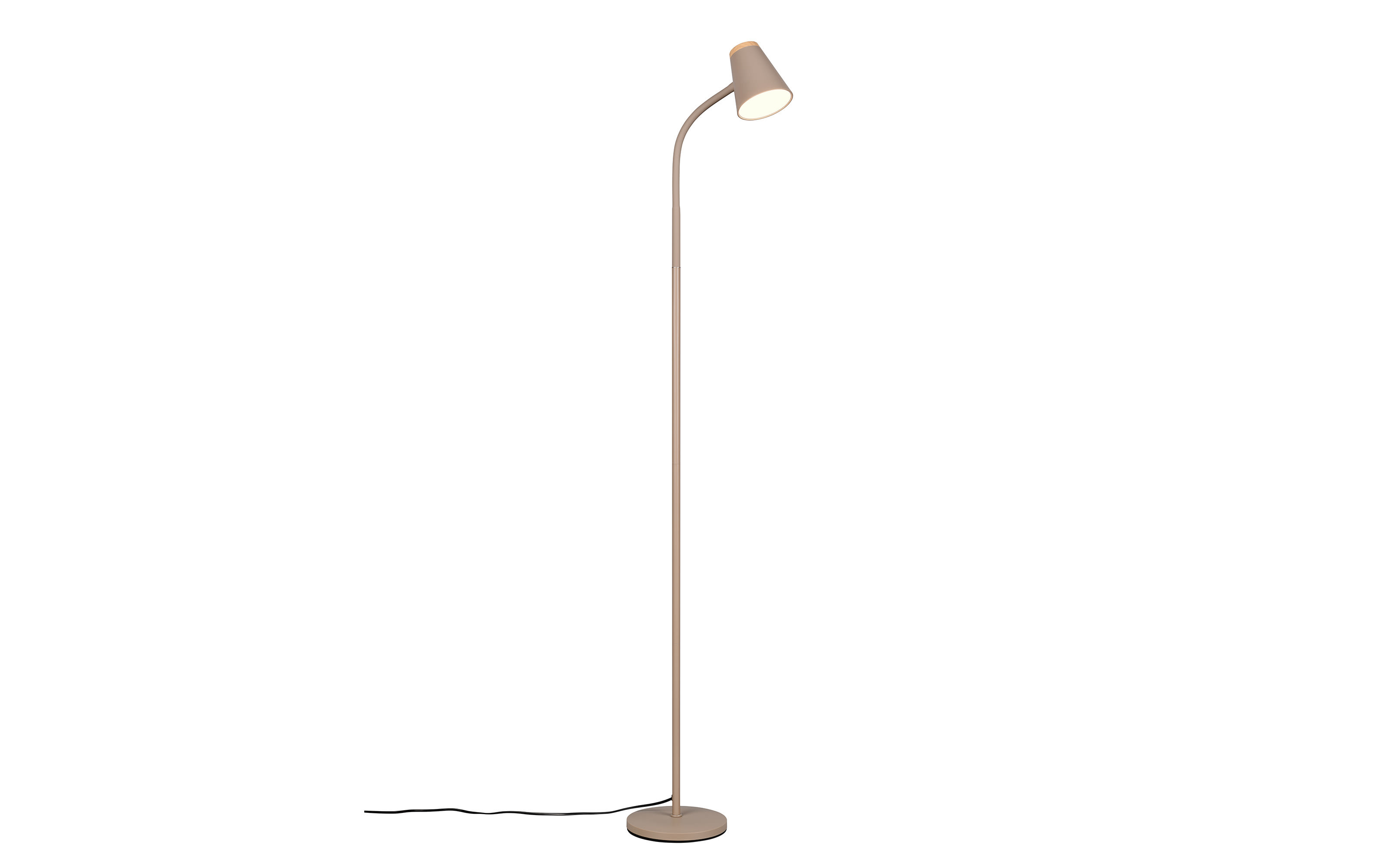 LED-Stehleuchte Pongo, beige