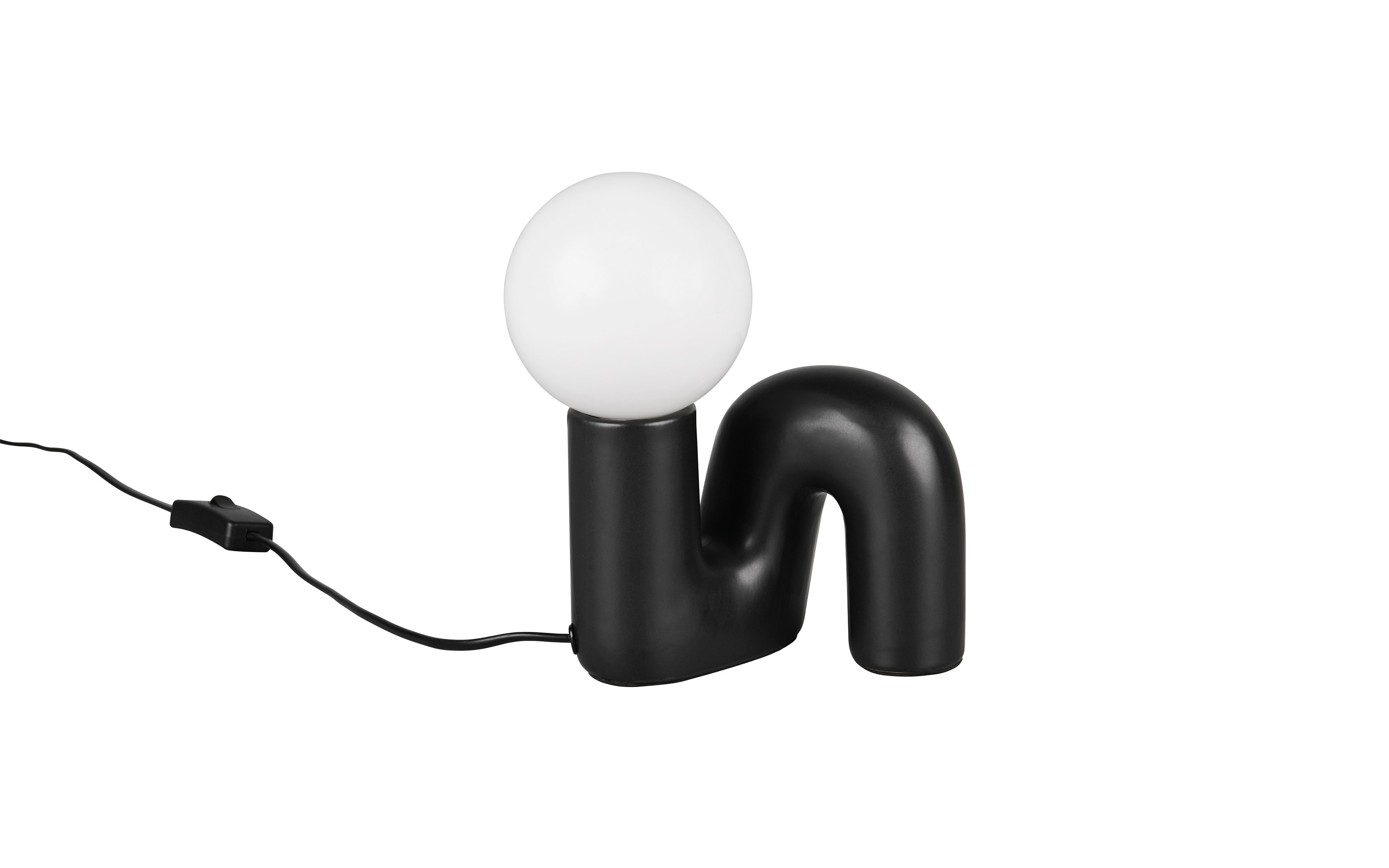 Tischleuchte Quinn, schwarz