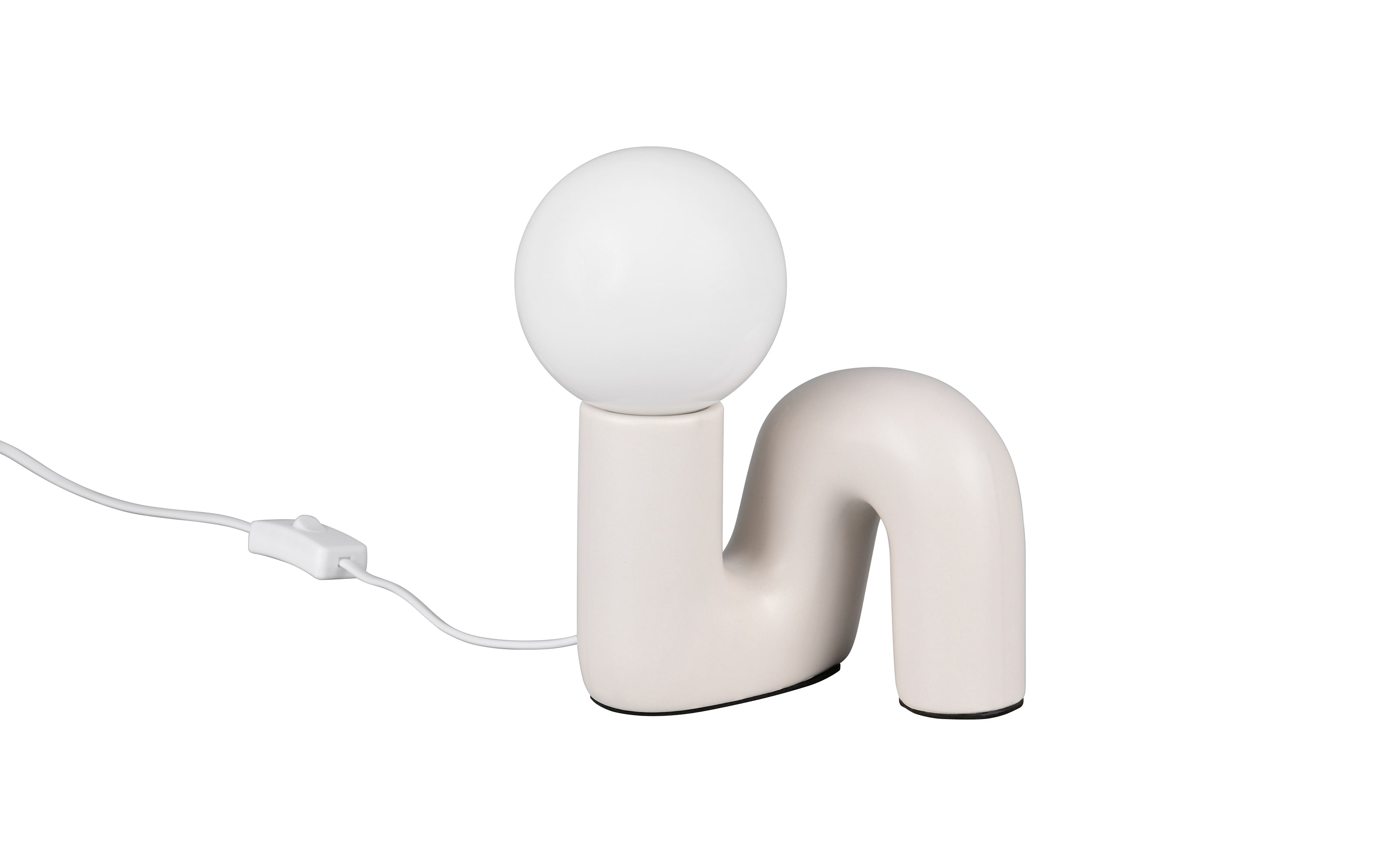 Tischleuchte Quinn, grau