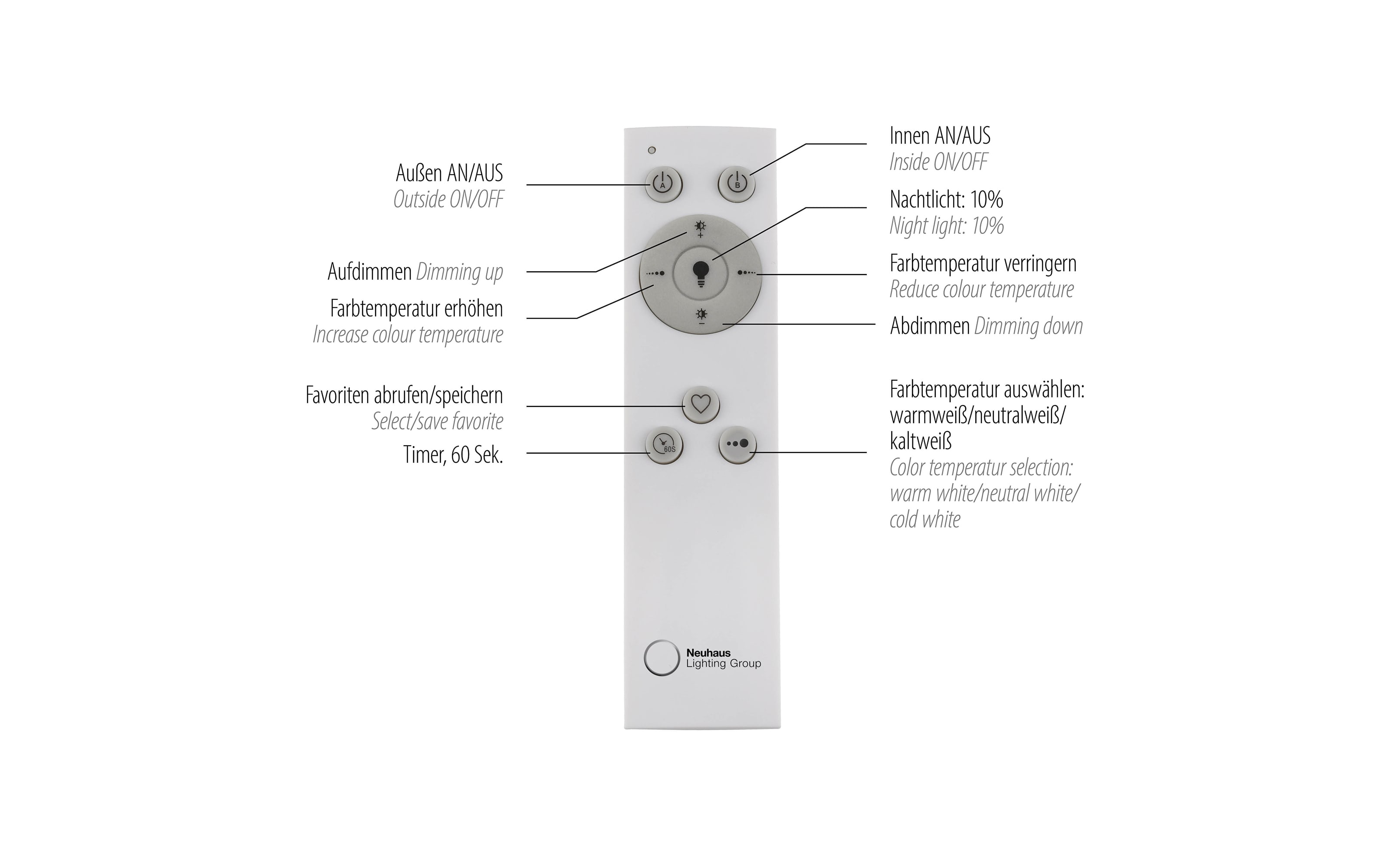 LED-Deckenleuchte Asmin, stahlfarbig, 99 cm