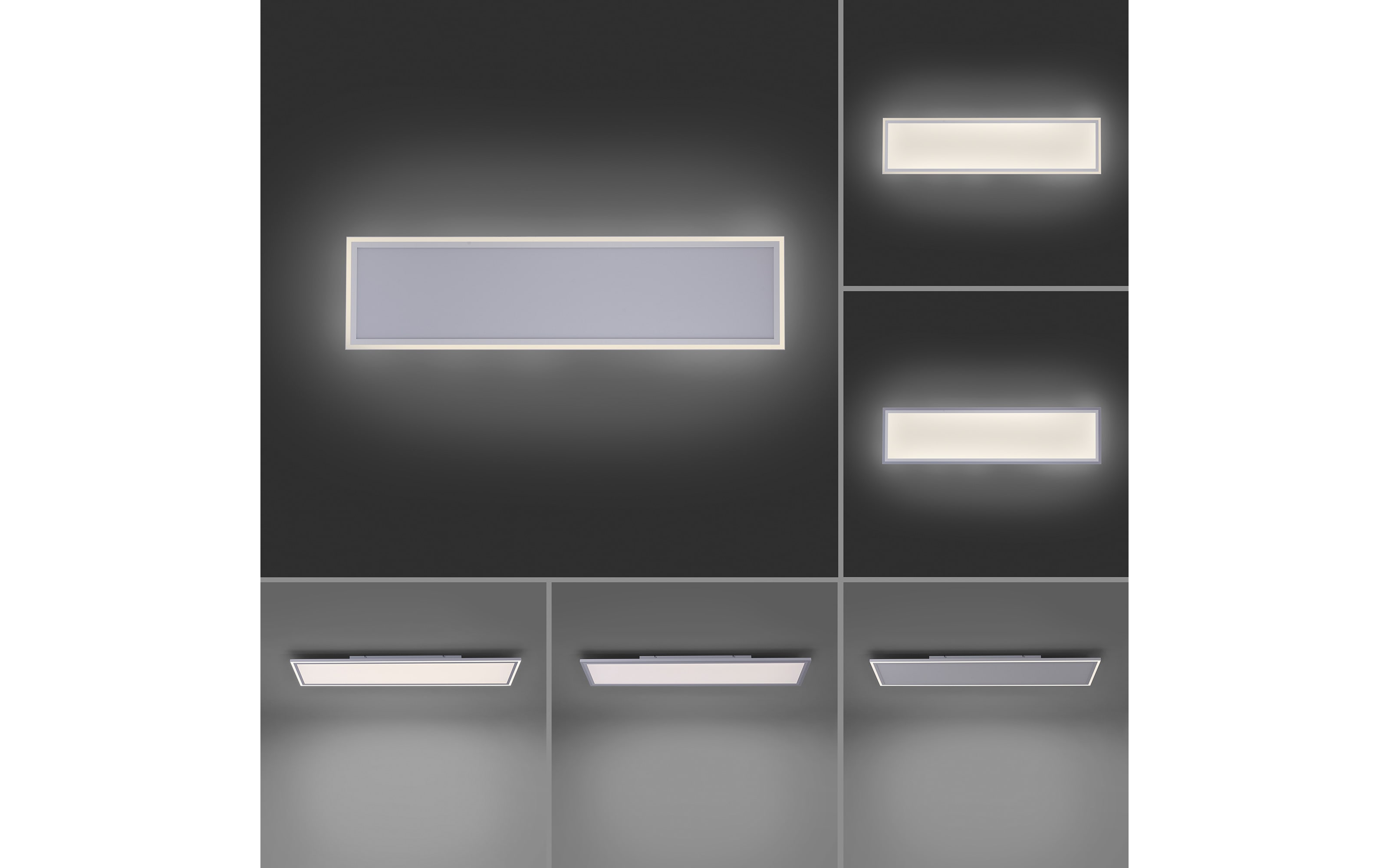 LED-Deckenleuchte Edging, weiß, 121 cm