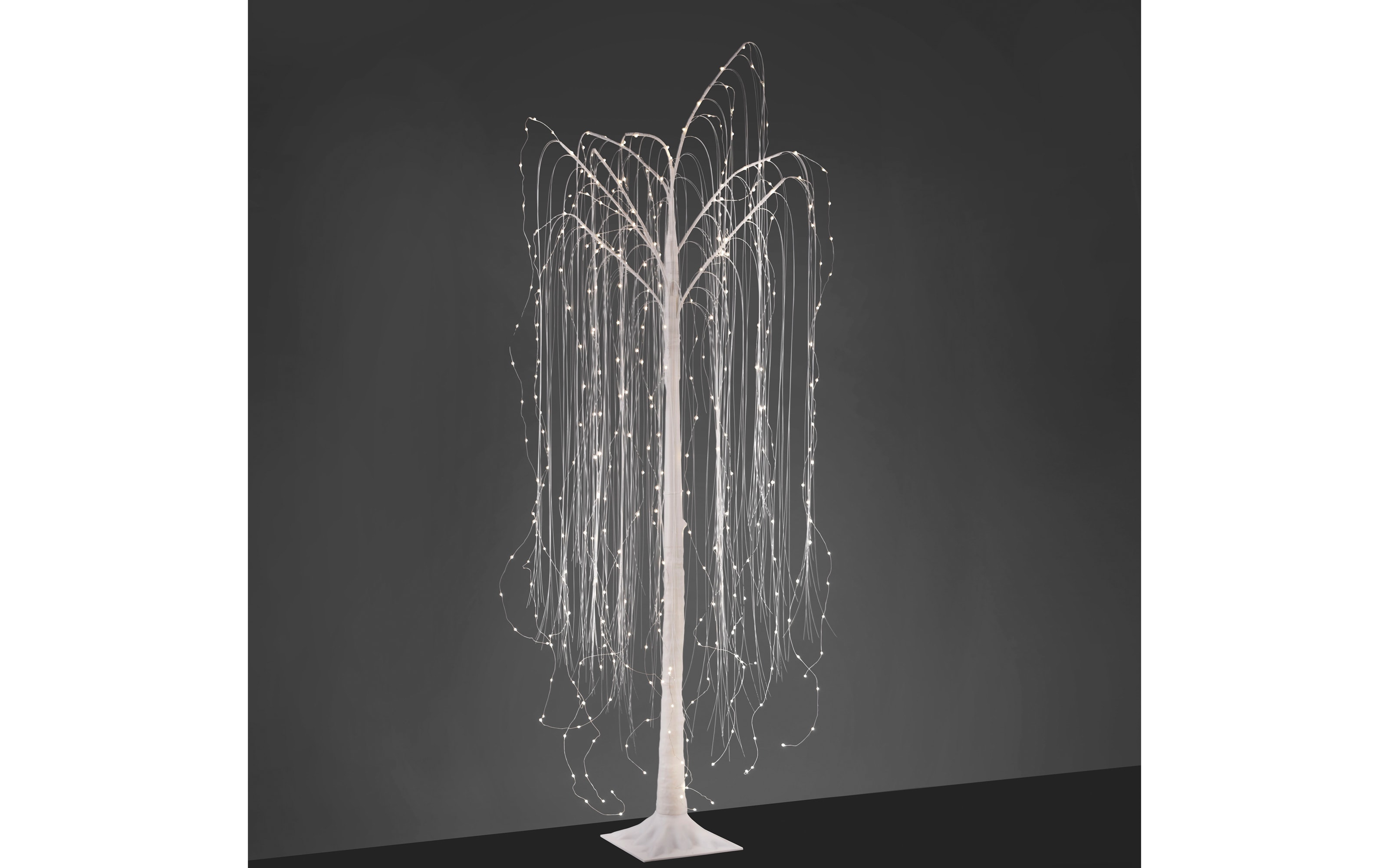 LED-Deko-Baum Willow in weiß, 210 cm