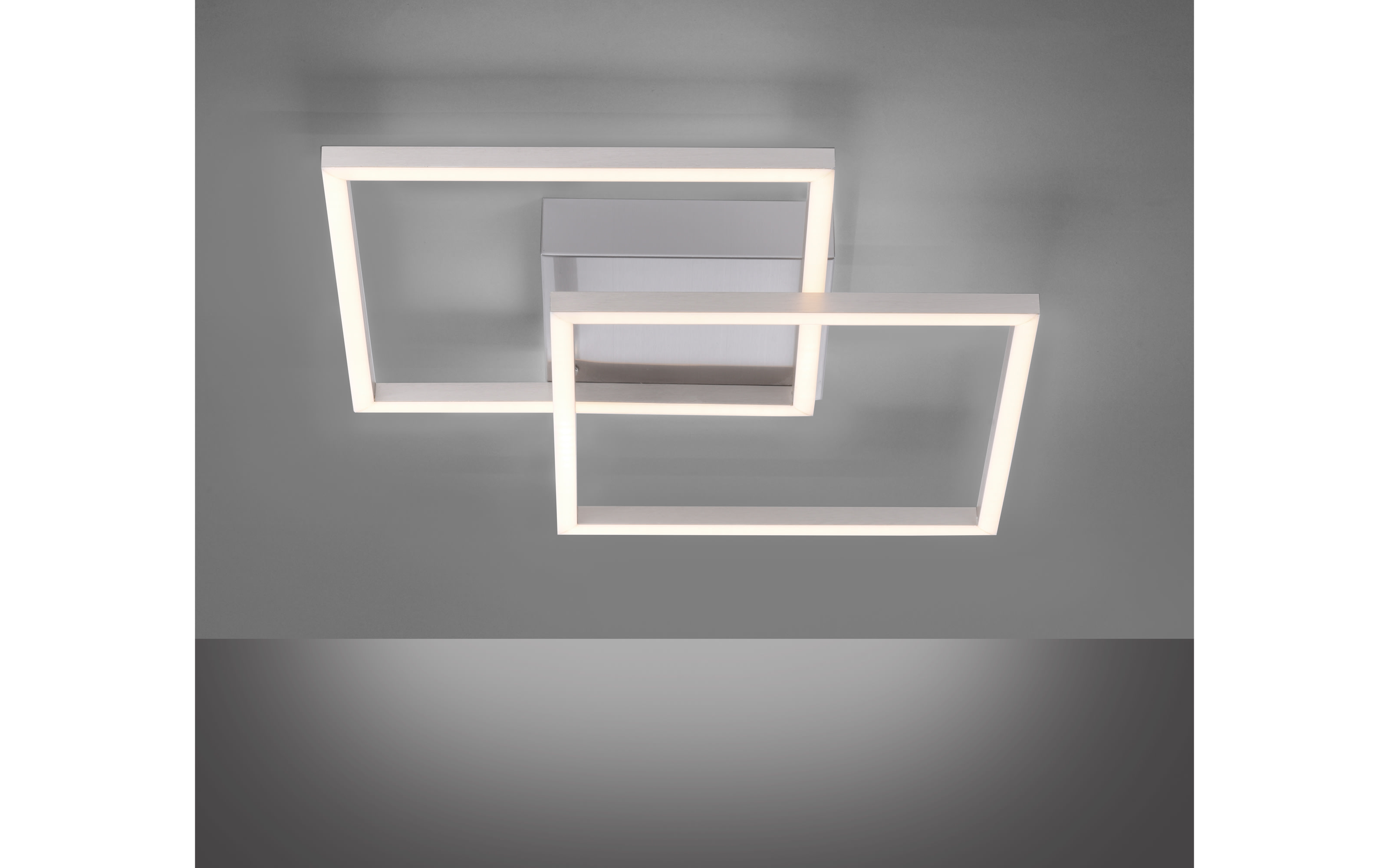 LED-Deckenleuchte Iven, stahlfarbig, 36 cm