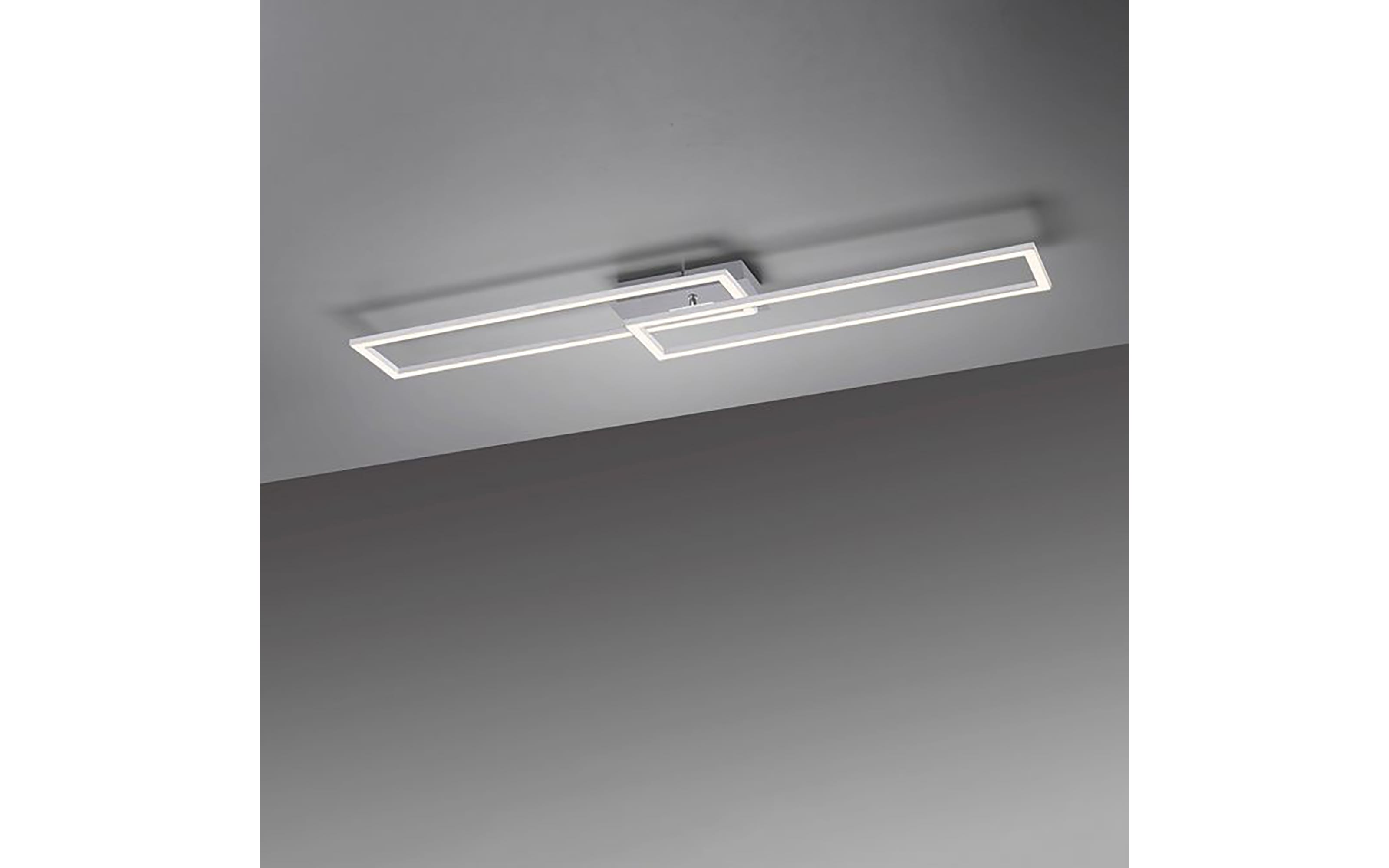 LED-Deckenleuchte Iven in stahlfarbig, 101 cm