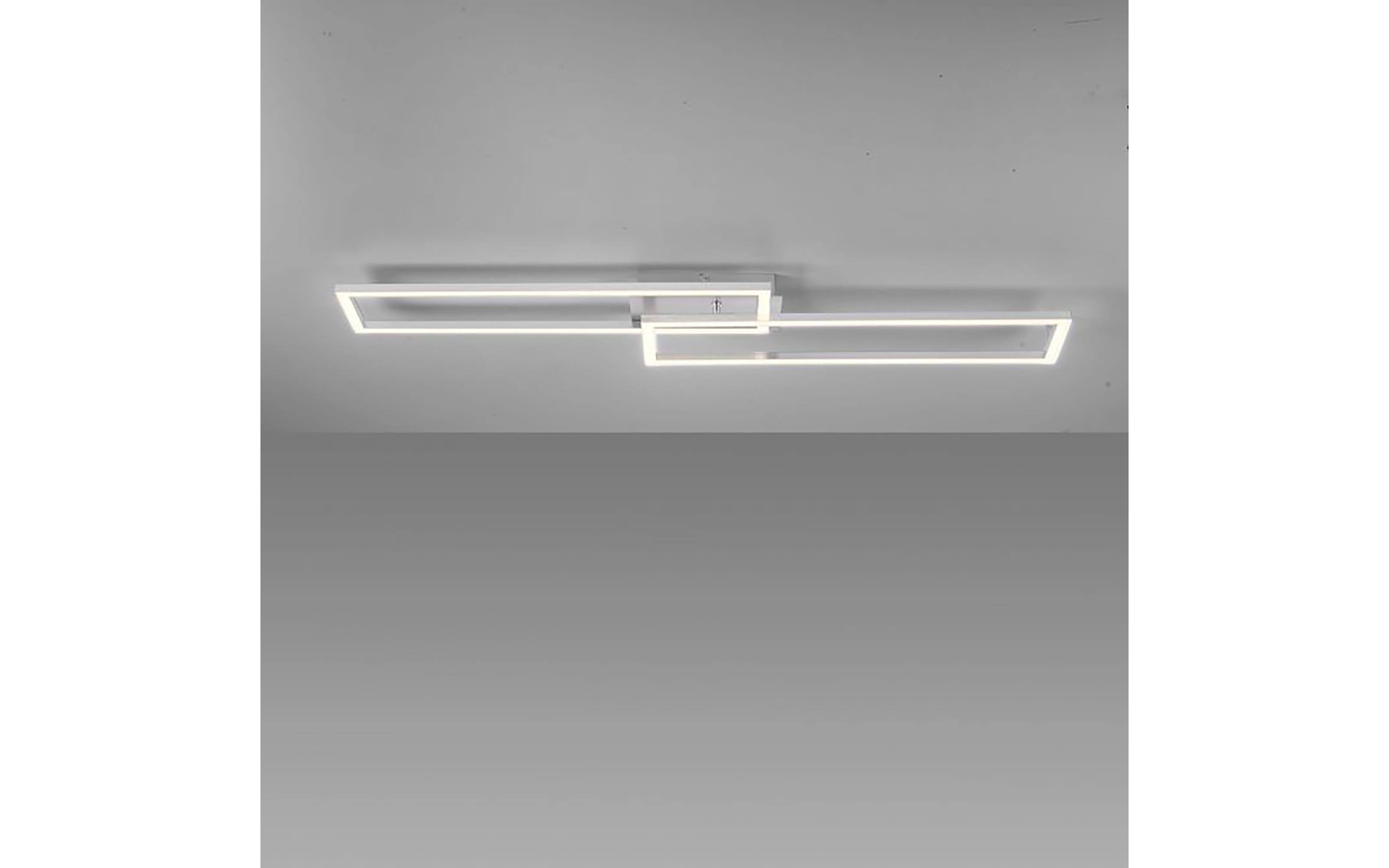 LED-Deckenleuchte Iven in stahlfarbig, 101 cm