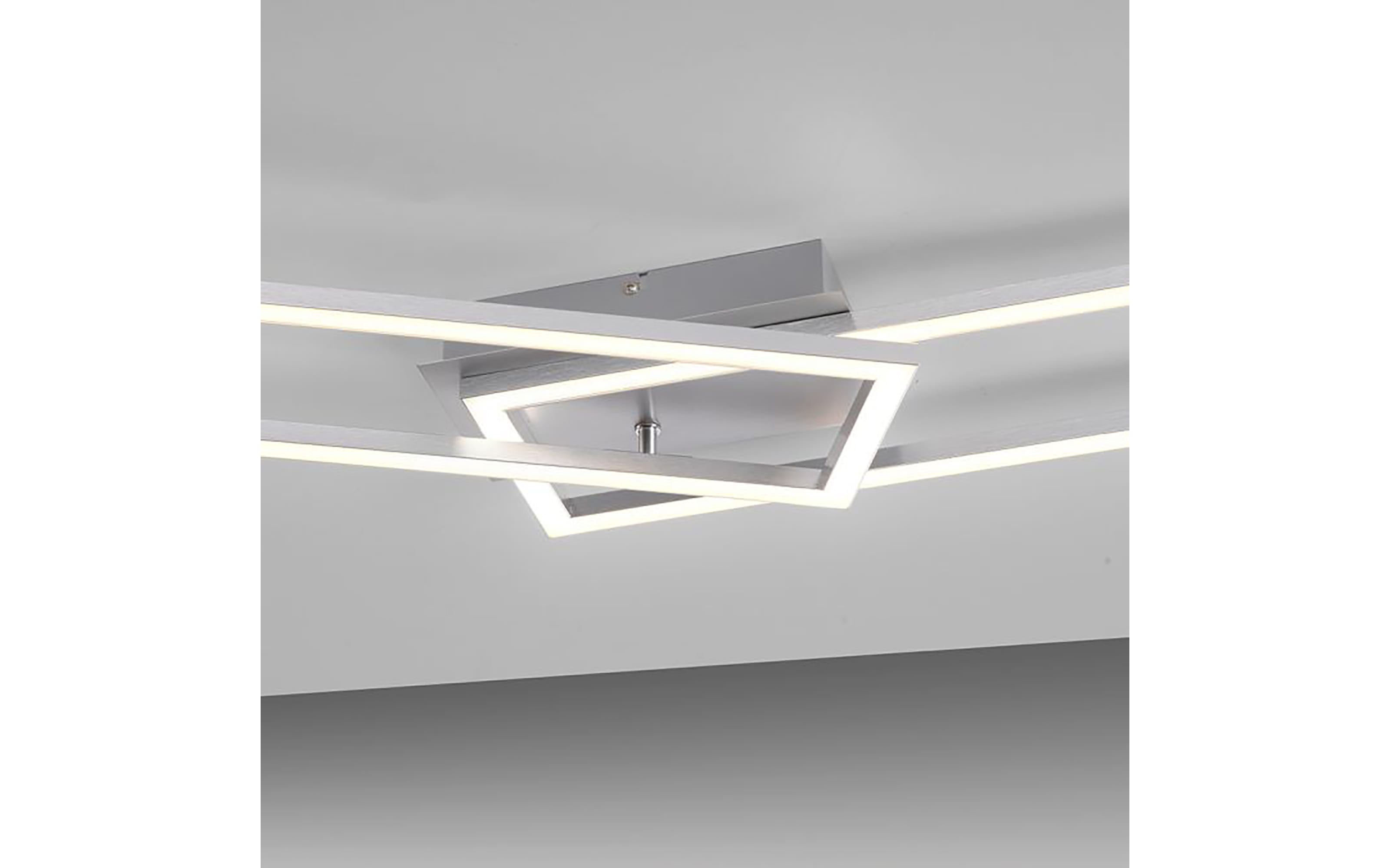 LED-Deckenleuchte Iven in stahlfarbig, 101 cm