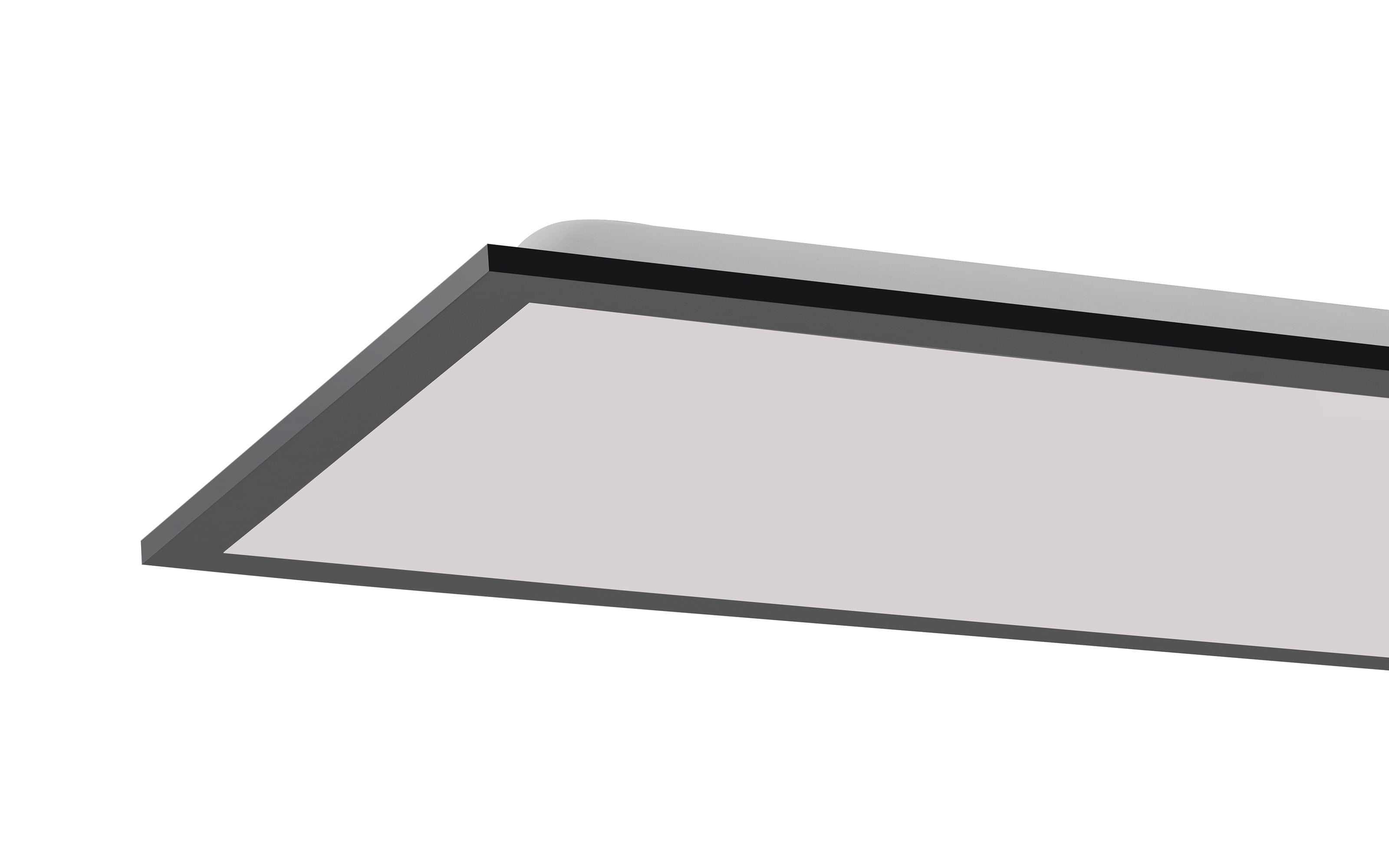 LED-Deckenleuchte FLAT, schwarz, 119,5 cm