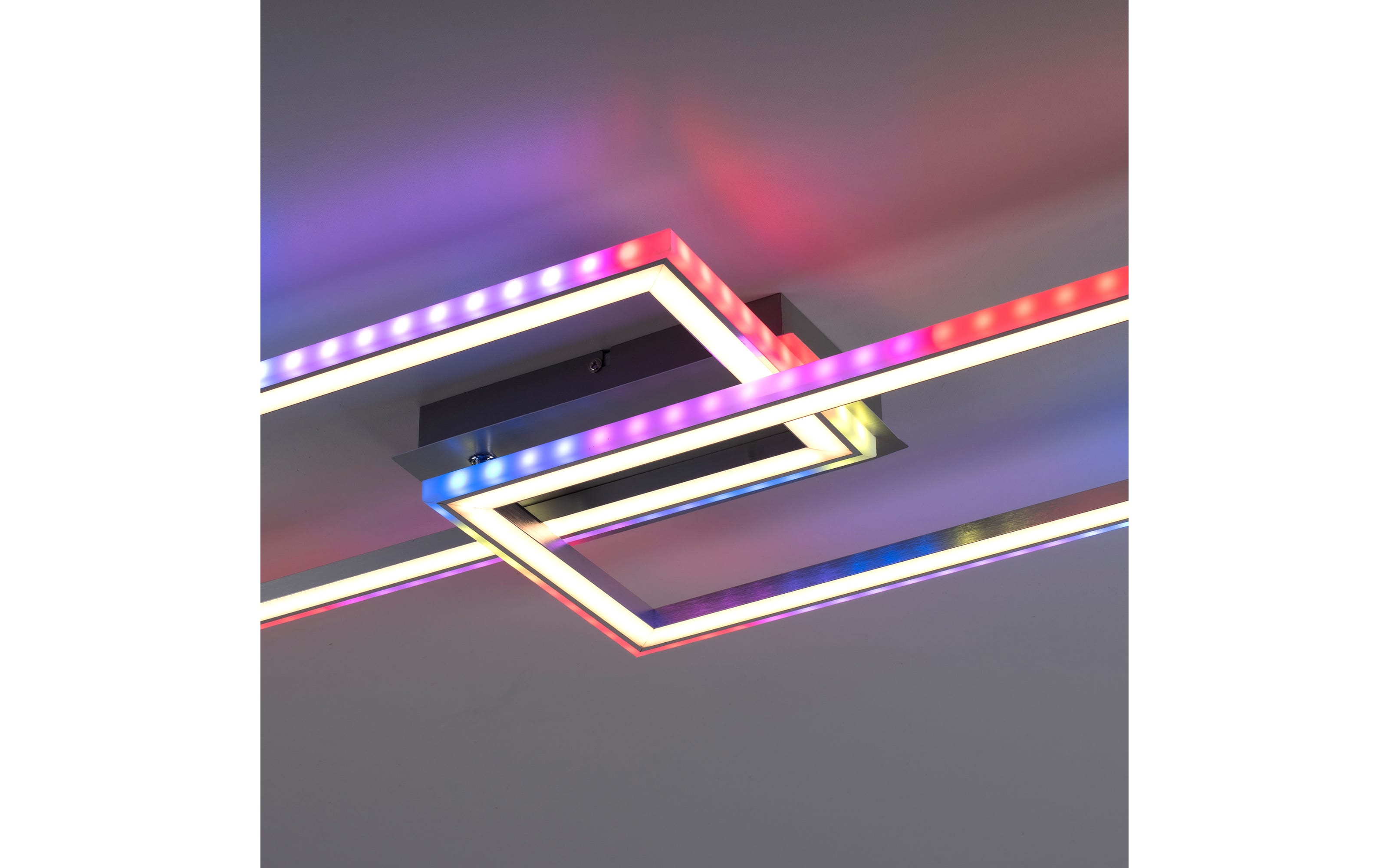 LED-Deckenleuchte Felix60, stahlfarbig, 121 cm