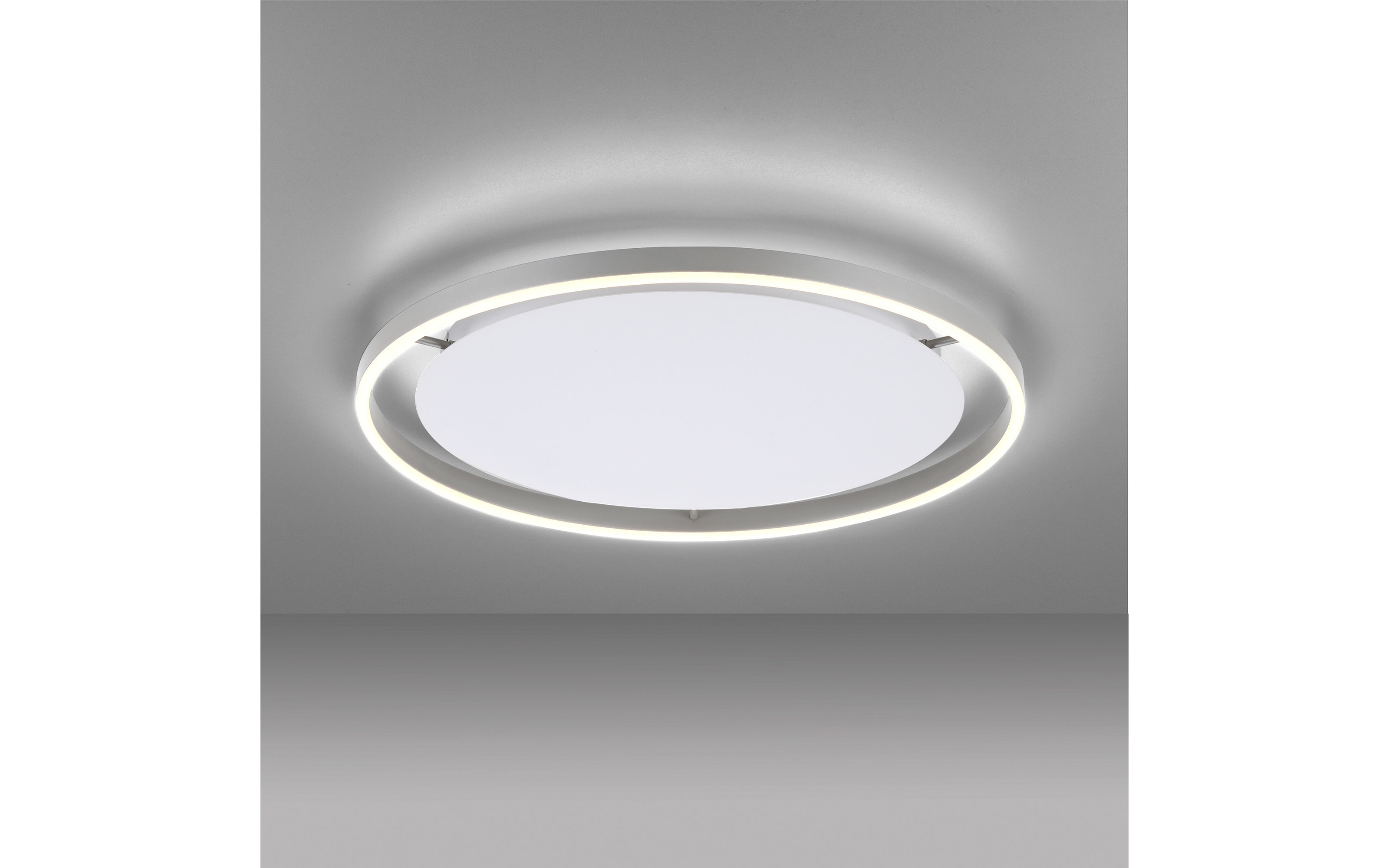 LED-Deckenleuchte Ritus, aluminium, 58,5 cm