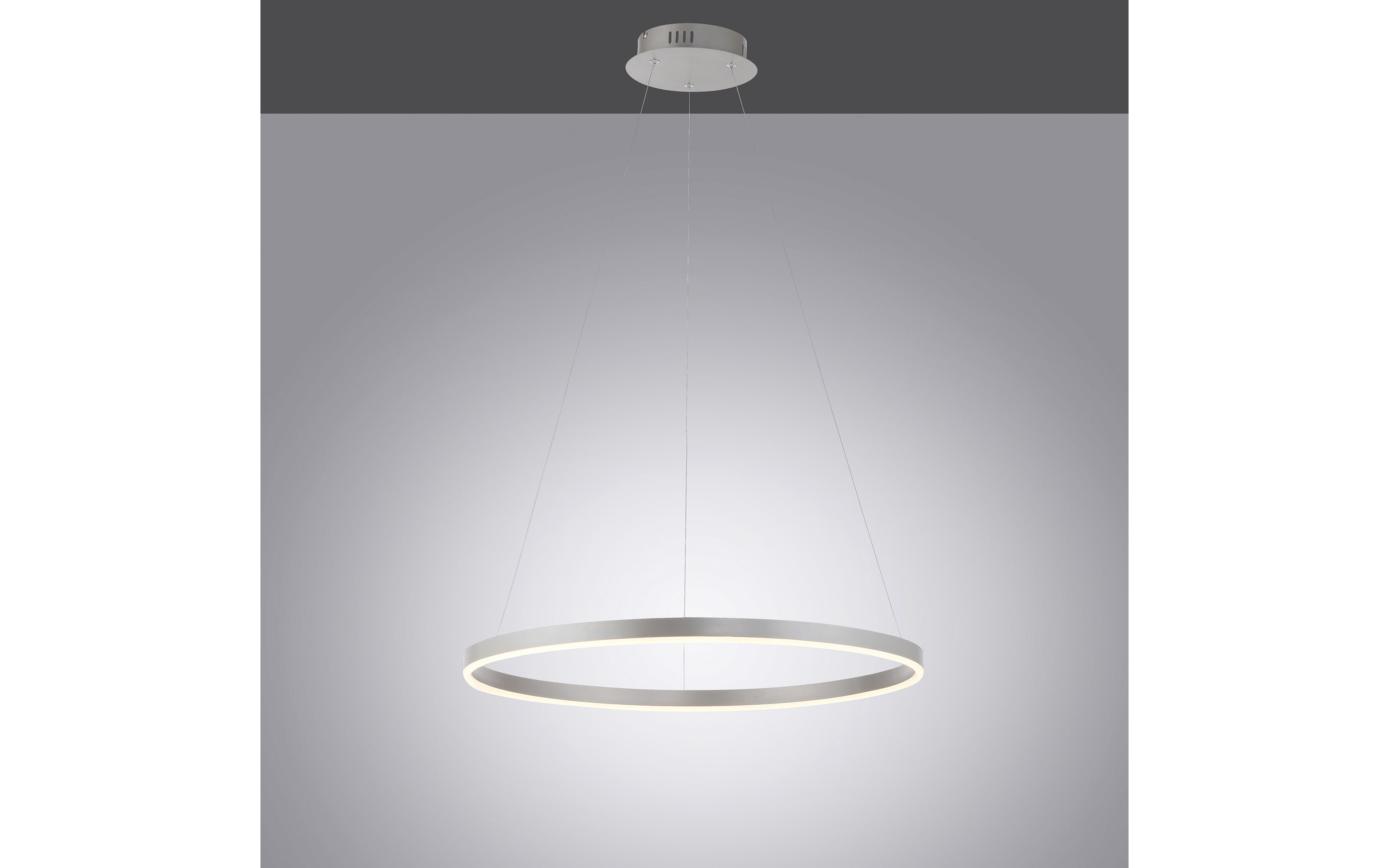 LED-Pendelleuchte Ritus, aluminium, 58,5 cm