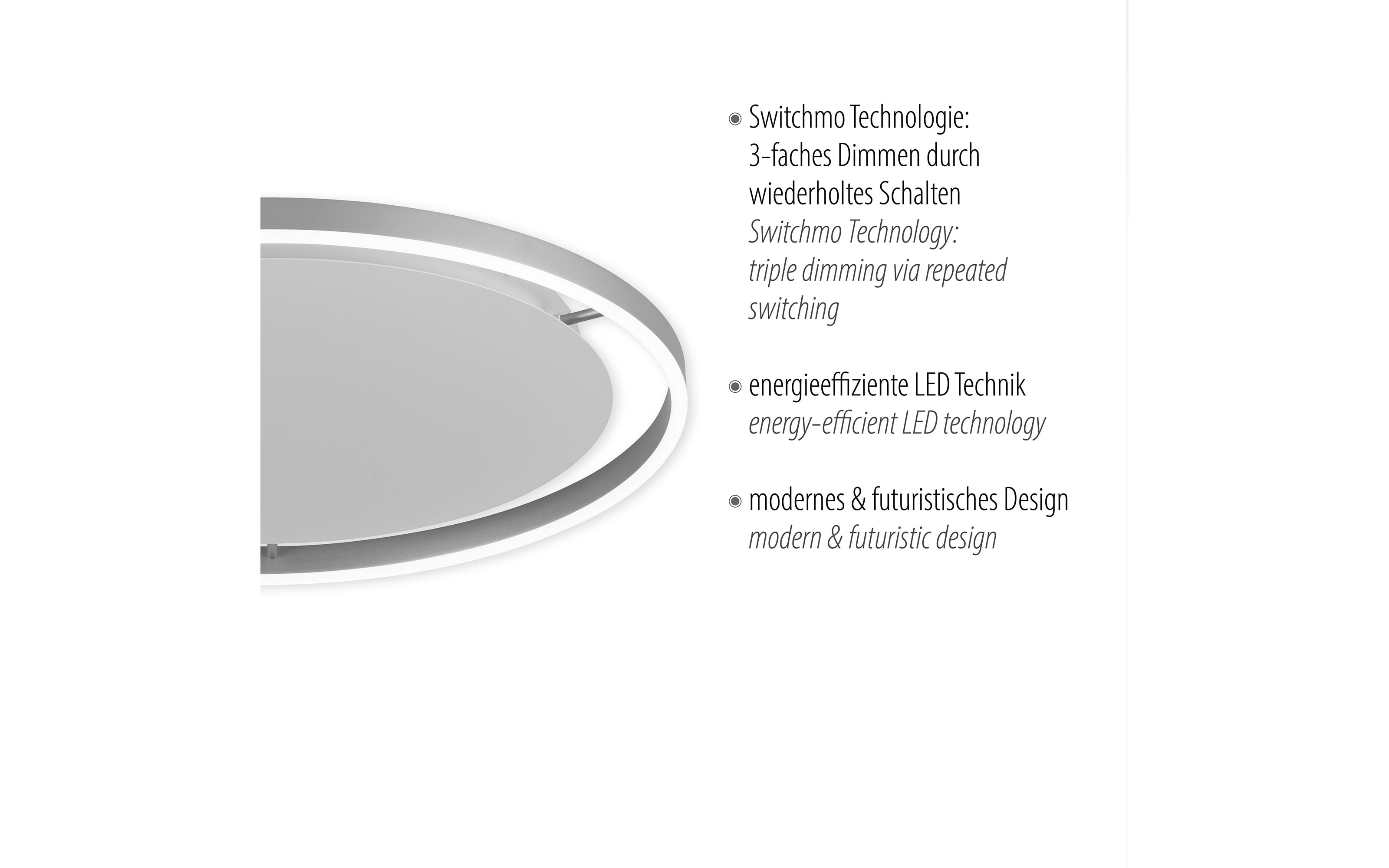 LED-Deckenleuchte Ritus, messing matt, 58,5 cm