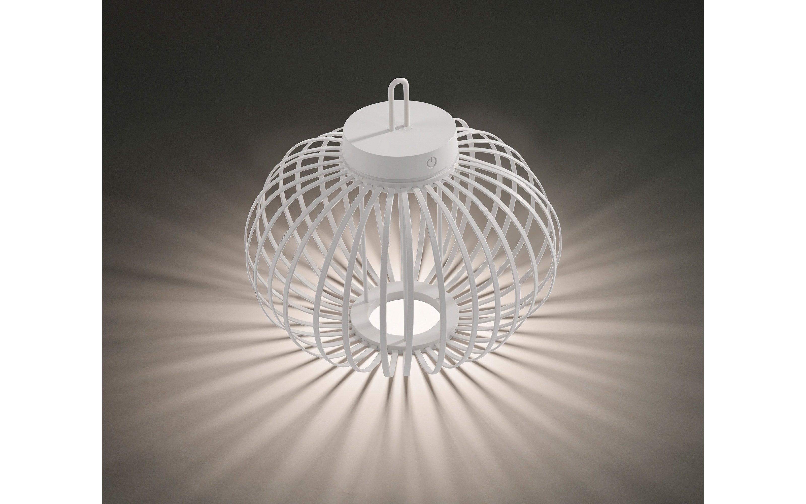 LED-Akkupendelleuchte Akuba, weiß, 36 cm, inkl. Memoryfunktion