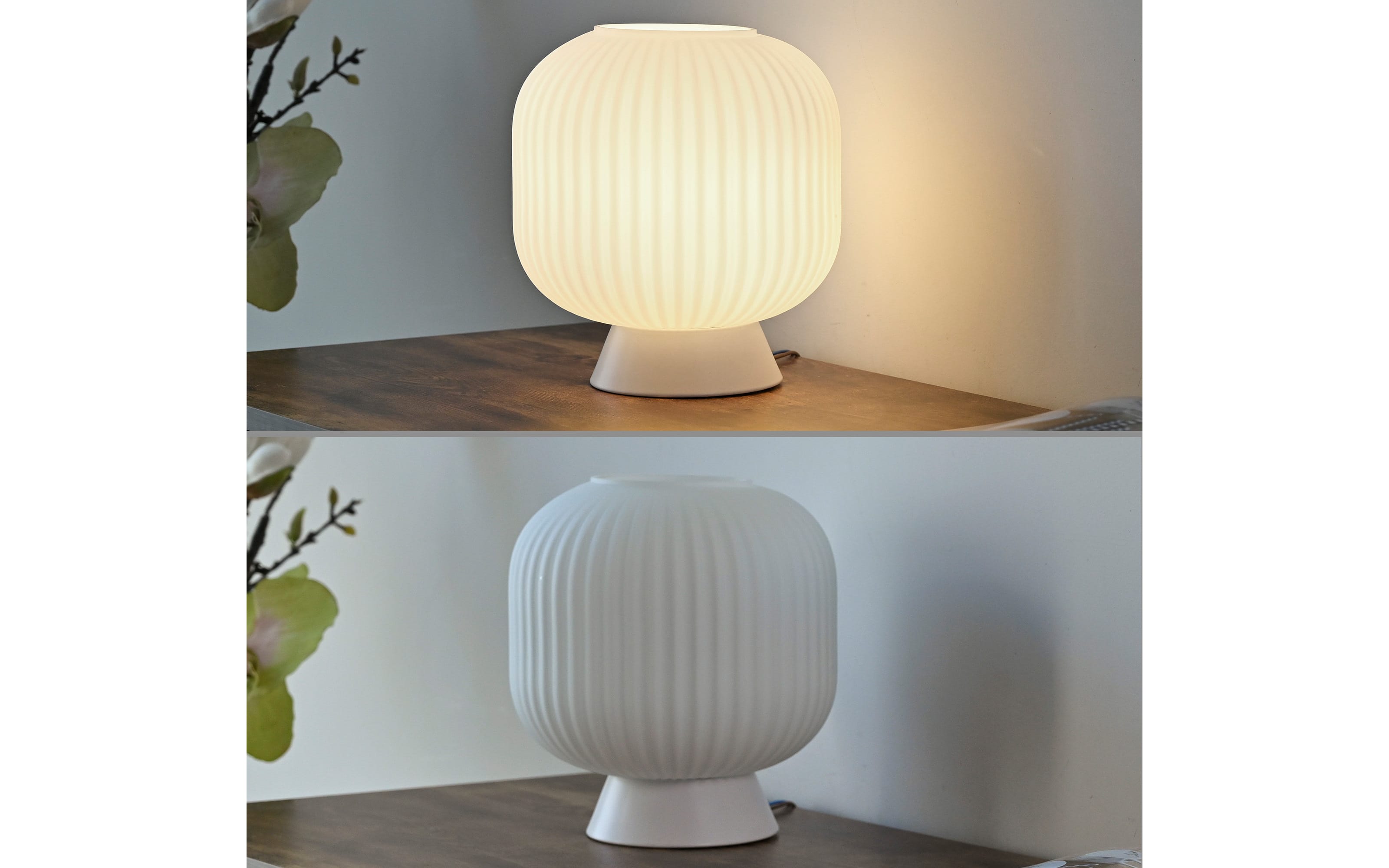 Tischleuchte Nami, weiß