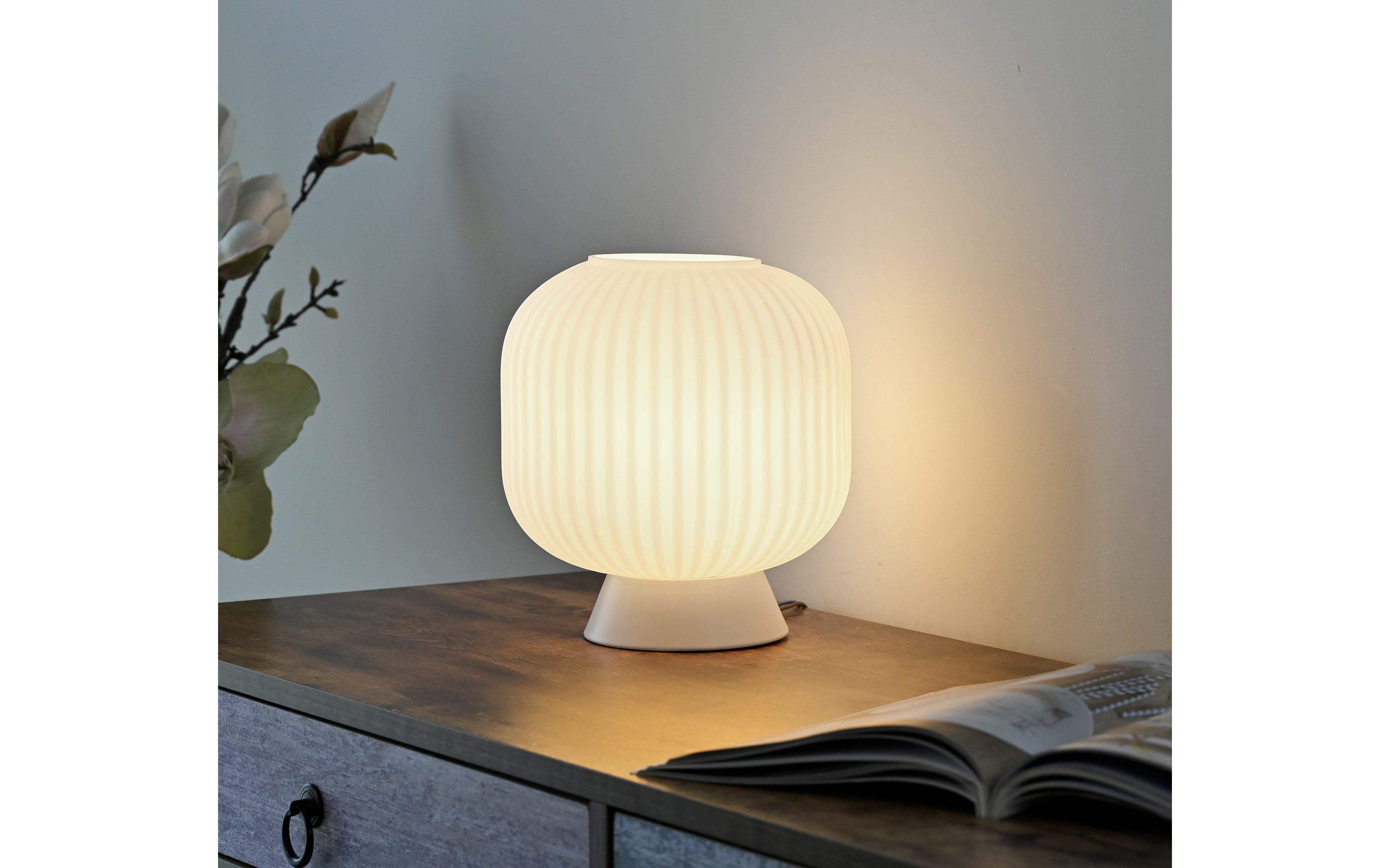 Tischleuchte Nami, weiß