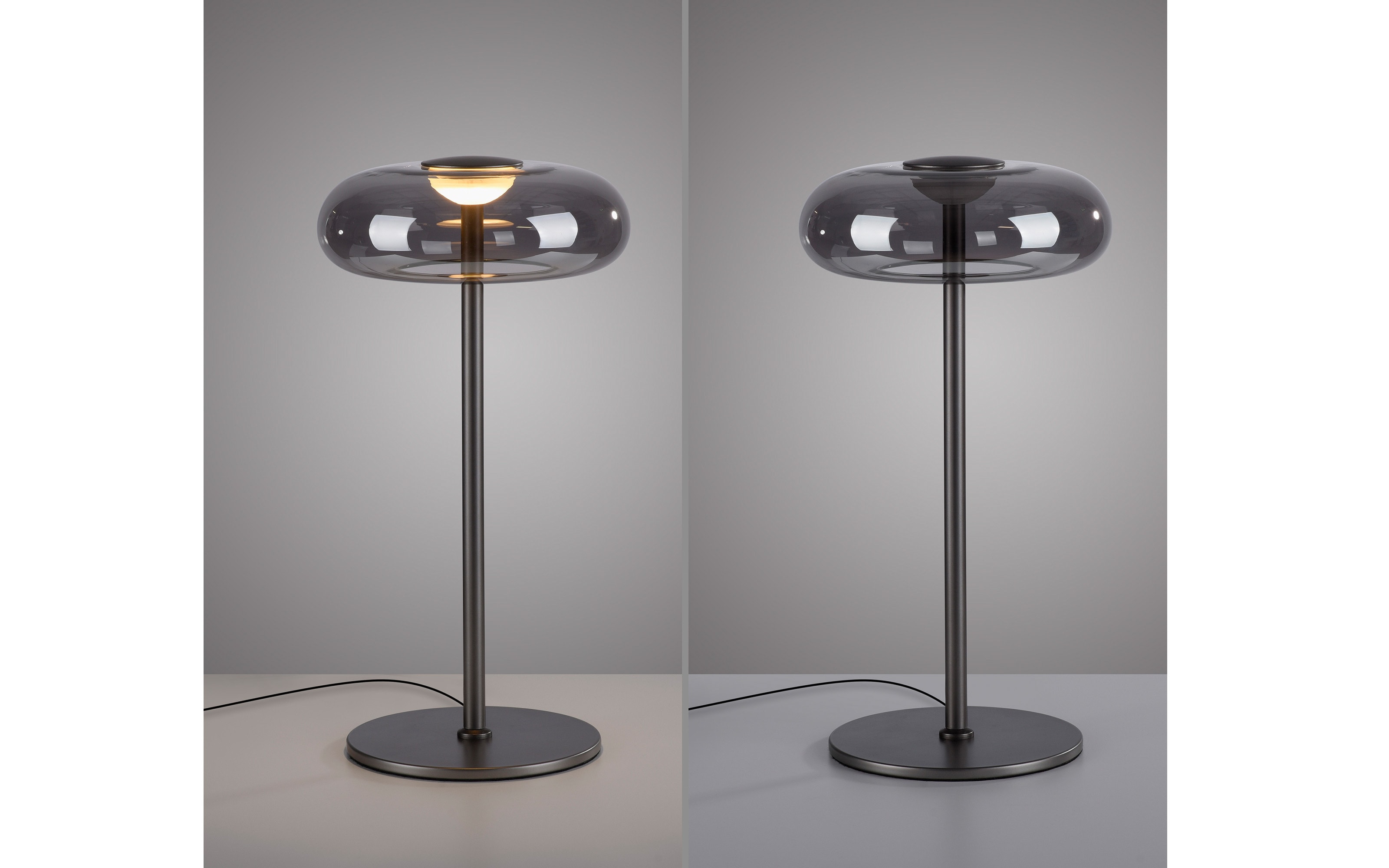 LED-Tischleuchte Posh, grau