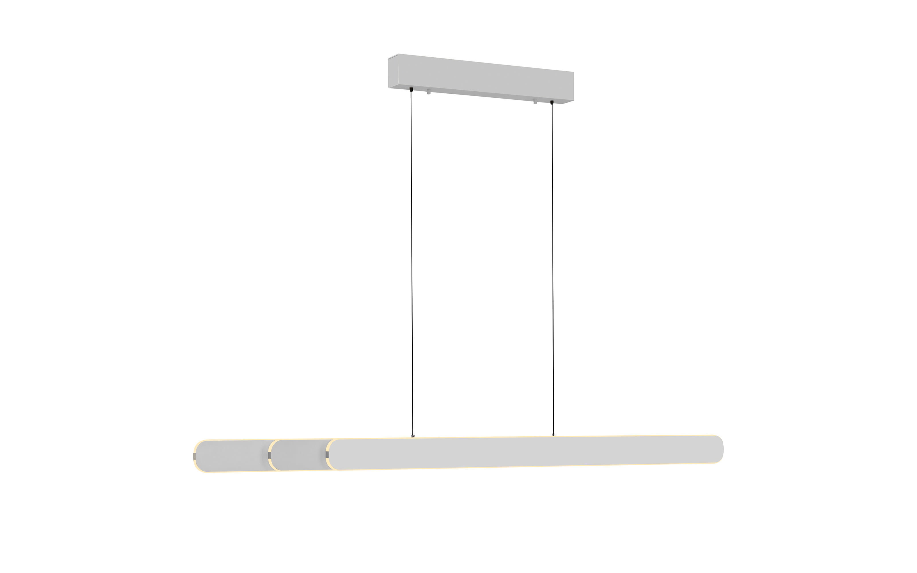 LED-Pendelleuchte Adriana Round, weiß, inkl. Funktionen