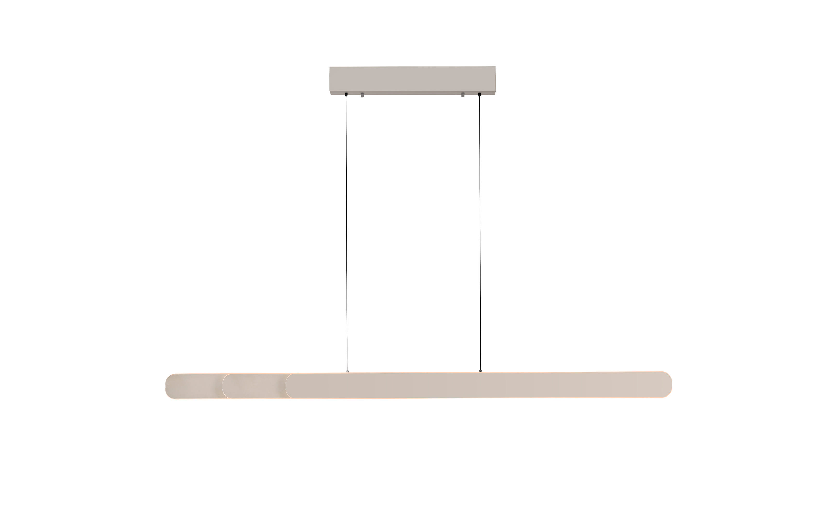 LED-Pendelleuchte Adriana Round, sand, inkl. Funktionen