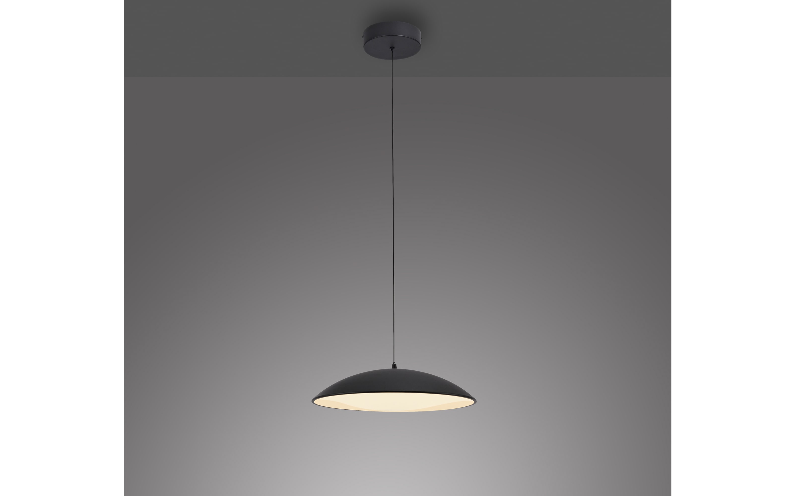 LED-Pendelleuchte Lente, schwarz, inkl. Memoryfunktion