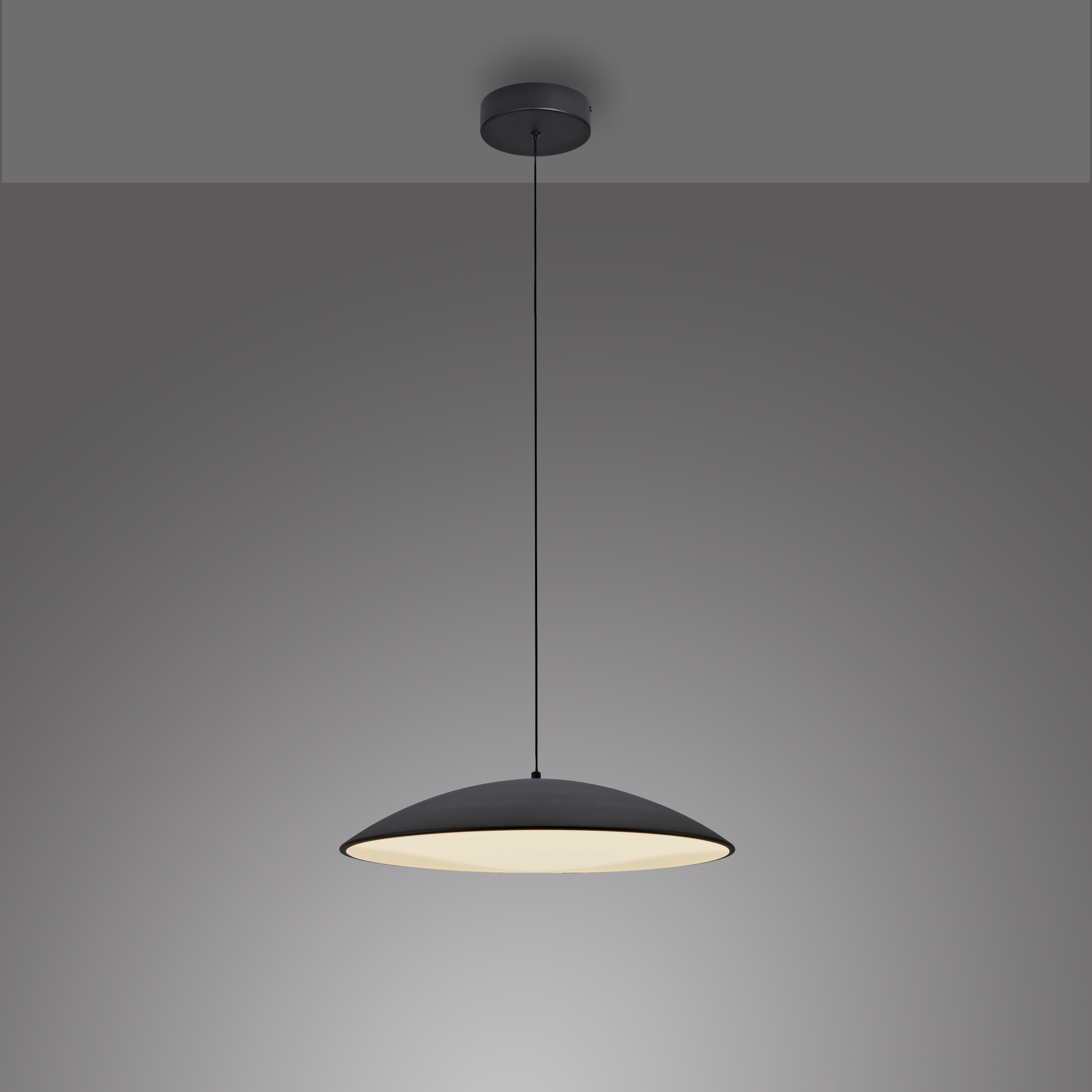 LED-Pendelleuchte Lente, schwarz, inkl. Memoryfunktion