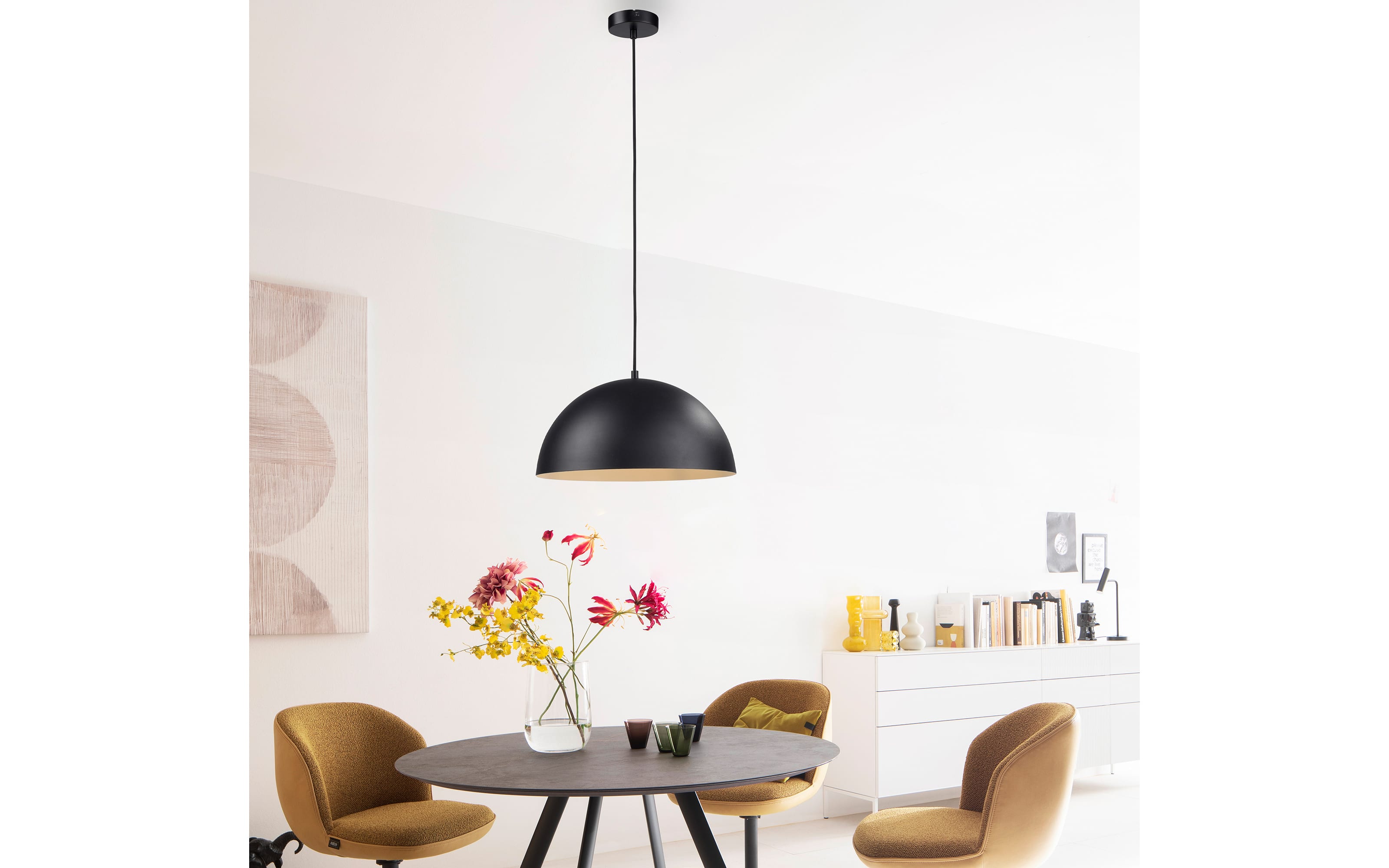 Pendelleuchte Ali, schwarz
