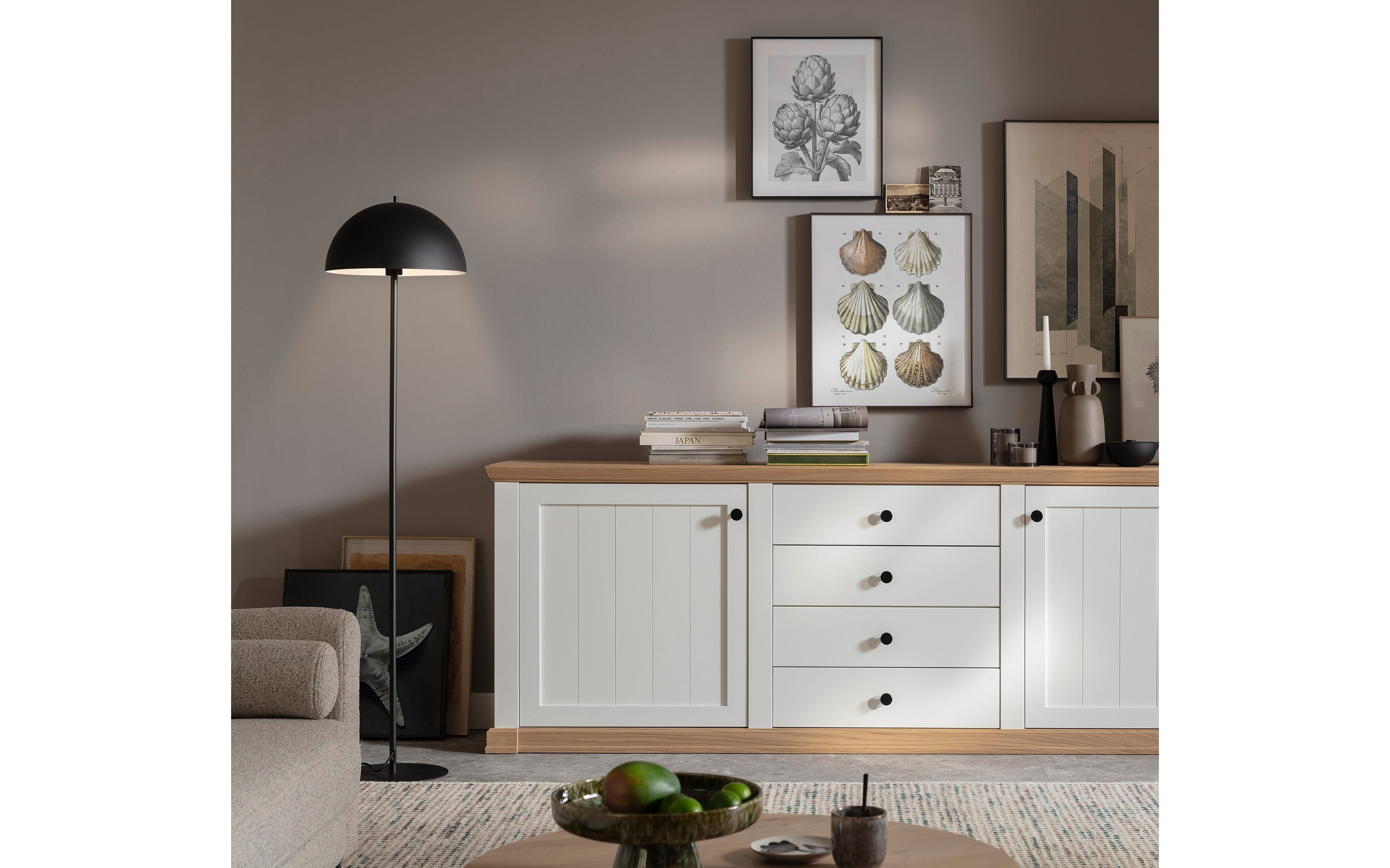 Stehleuchte Ali, schwarz