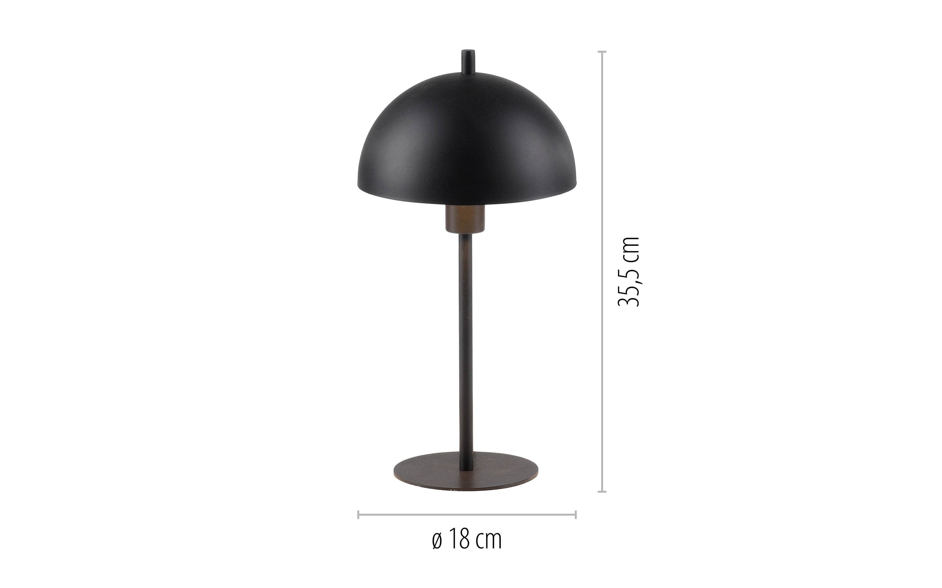 Tischleuchte Ali, schwarz